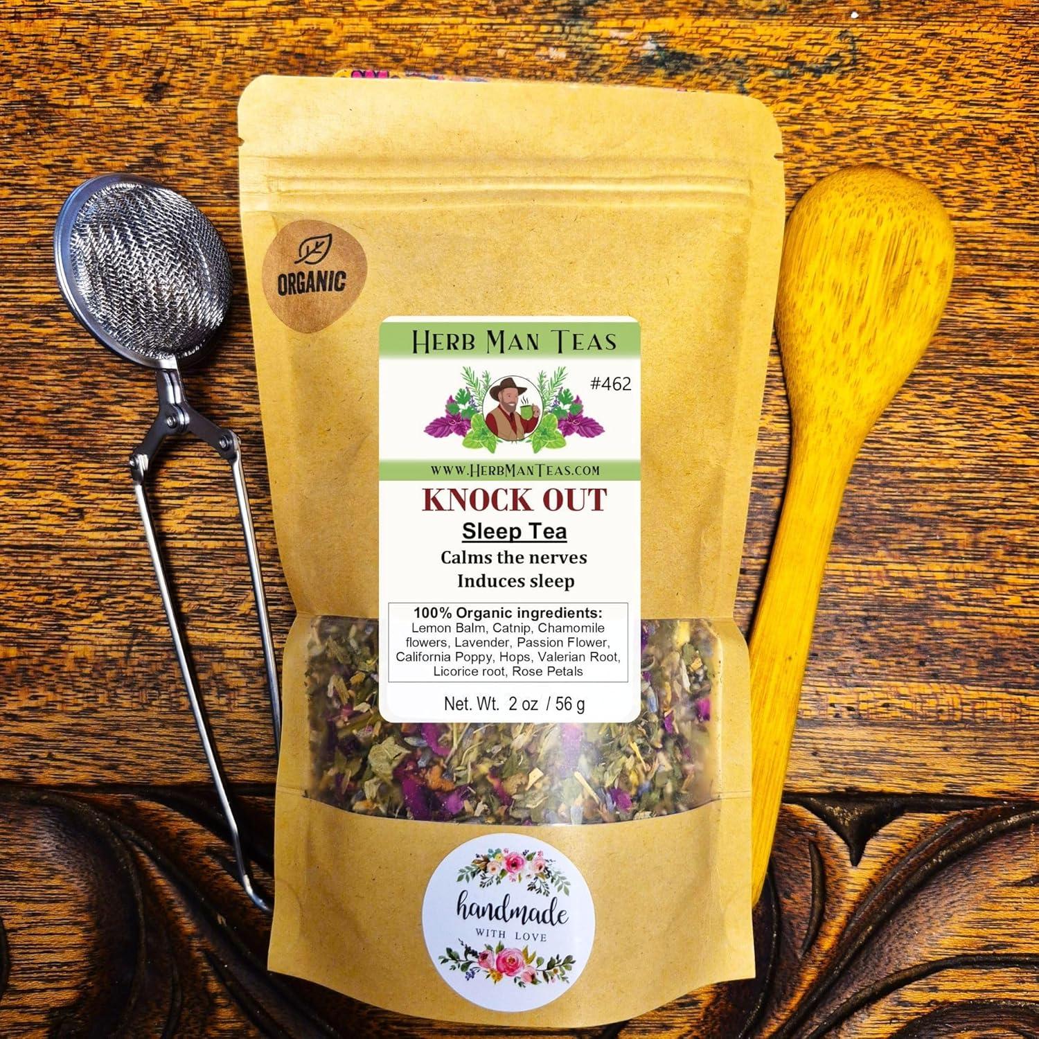 Té de Sueño Herb Man Teas - Mezcla Knock-out 56.7g