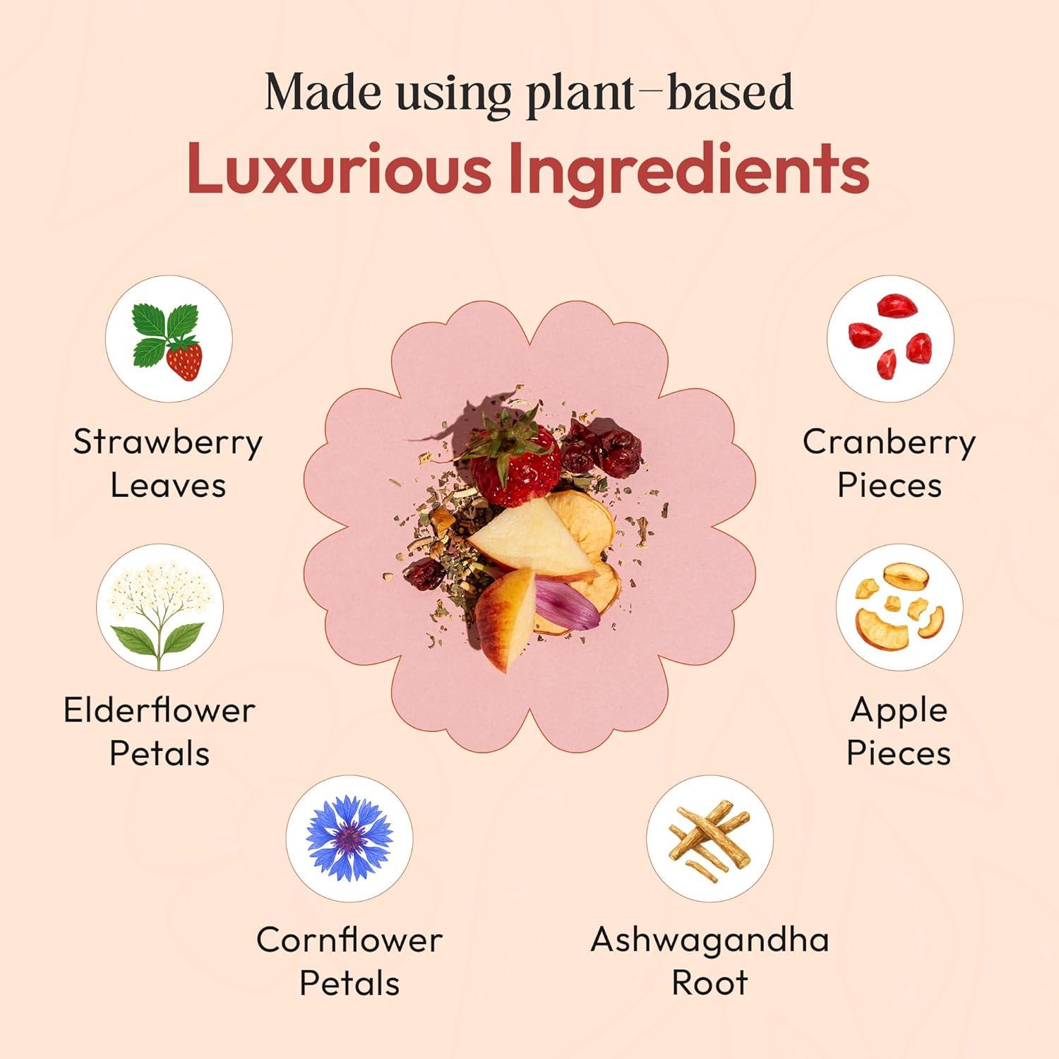 Té Herbal Pella Nutrition Ashwagandha Cereza Invierno 25 Bolsitas