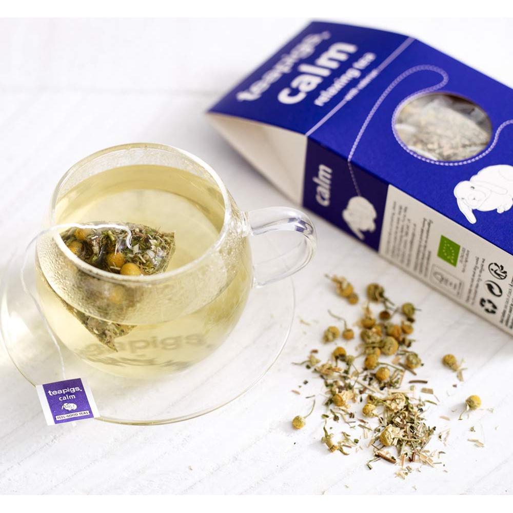 Té de Hierbas Orgánico Calm Teapigs - 6 Paquetes de 15 Bolsitas