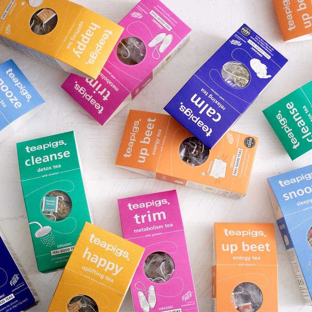 Té de Hierbas Orgánico Calm Teapigs - 6 Paquetes de 15 Bolsitas