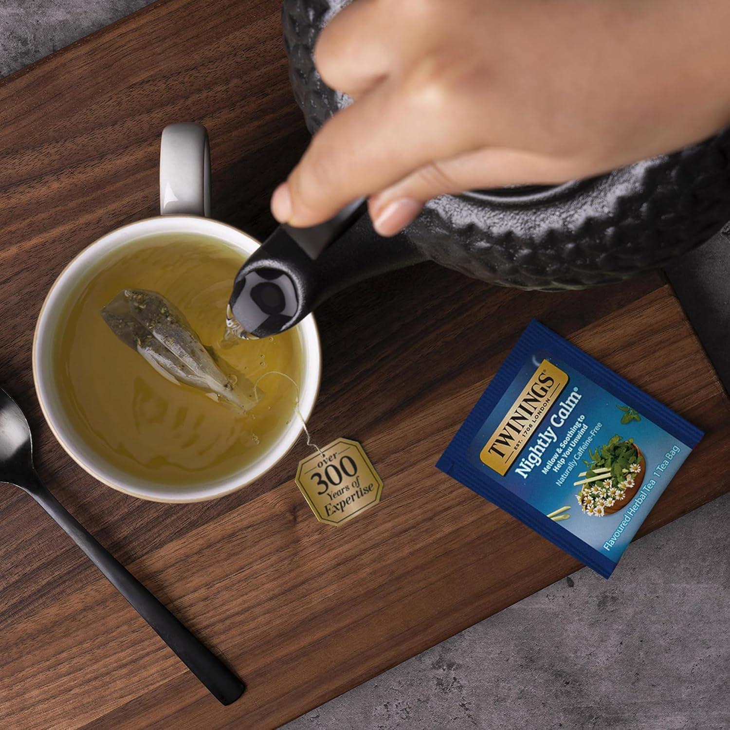 Té de hierbas para dormir Twinings Nightly Calm 40 bolsas