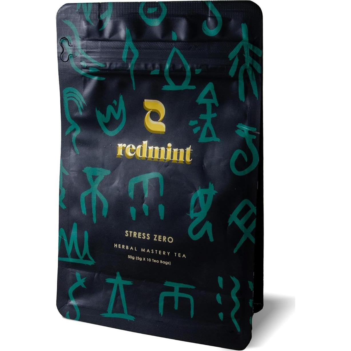 Té Herbal Redmint Stress Zero - 10 Bolsitas Relajantes