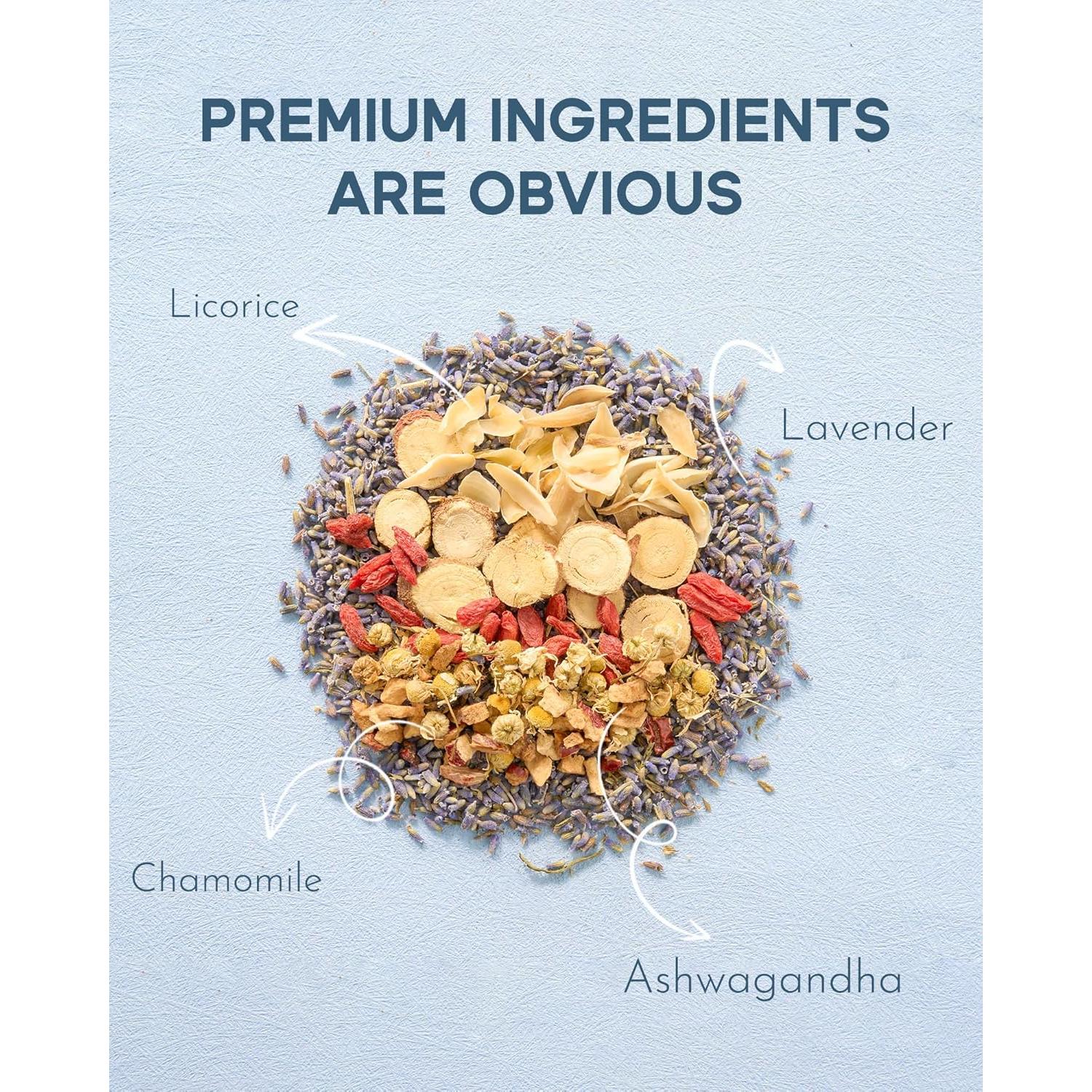 Té Calmante Nocturno Herblight 15 Bolsitas Orgánico Sin Cafeína