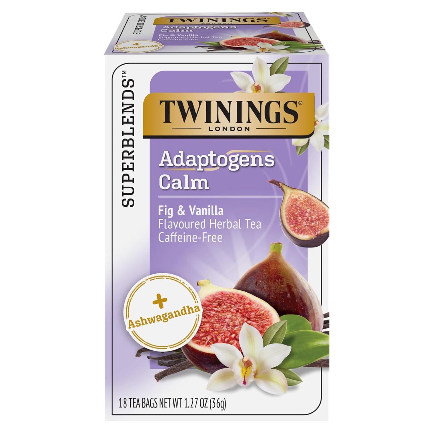 Té de Hierbas Sin Cafeína Twinings Calm con Ashwagandha 18 Bolsitas