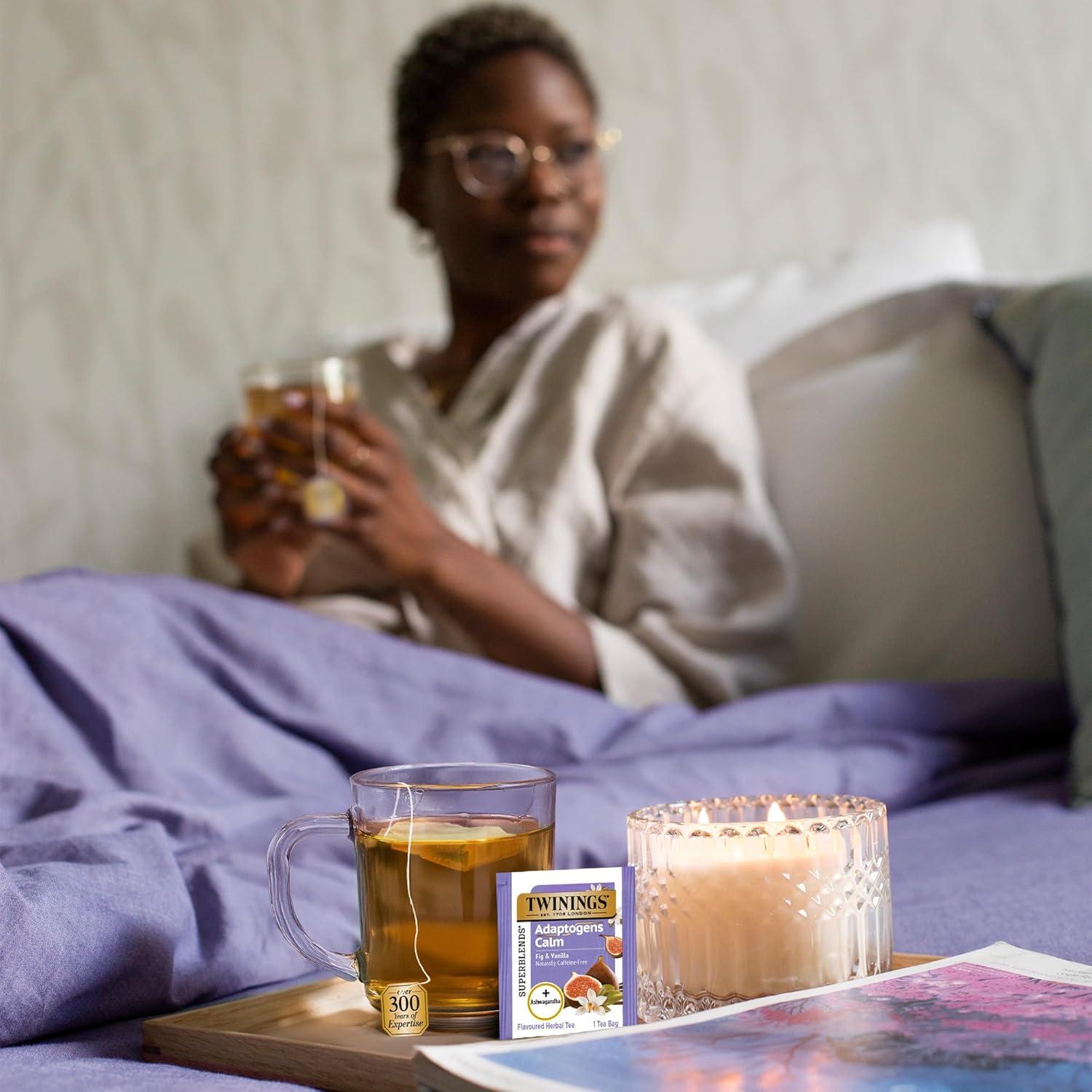 Té de Hierbas Sin Cafeína Twinings Calm con Ashwagandha 18 Bolsitas