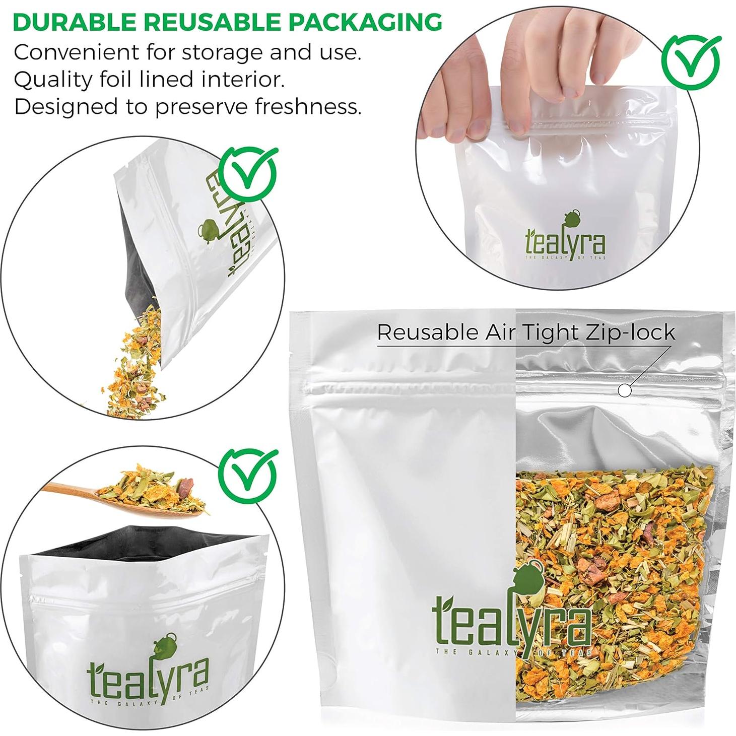 Té Herbal Suelto Tealyra Moringa y Espino Marino 113g