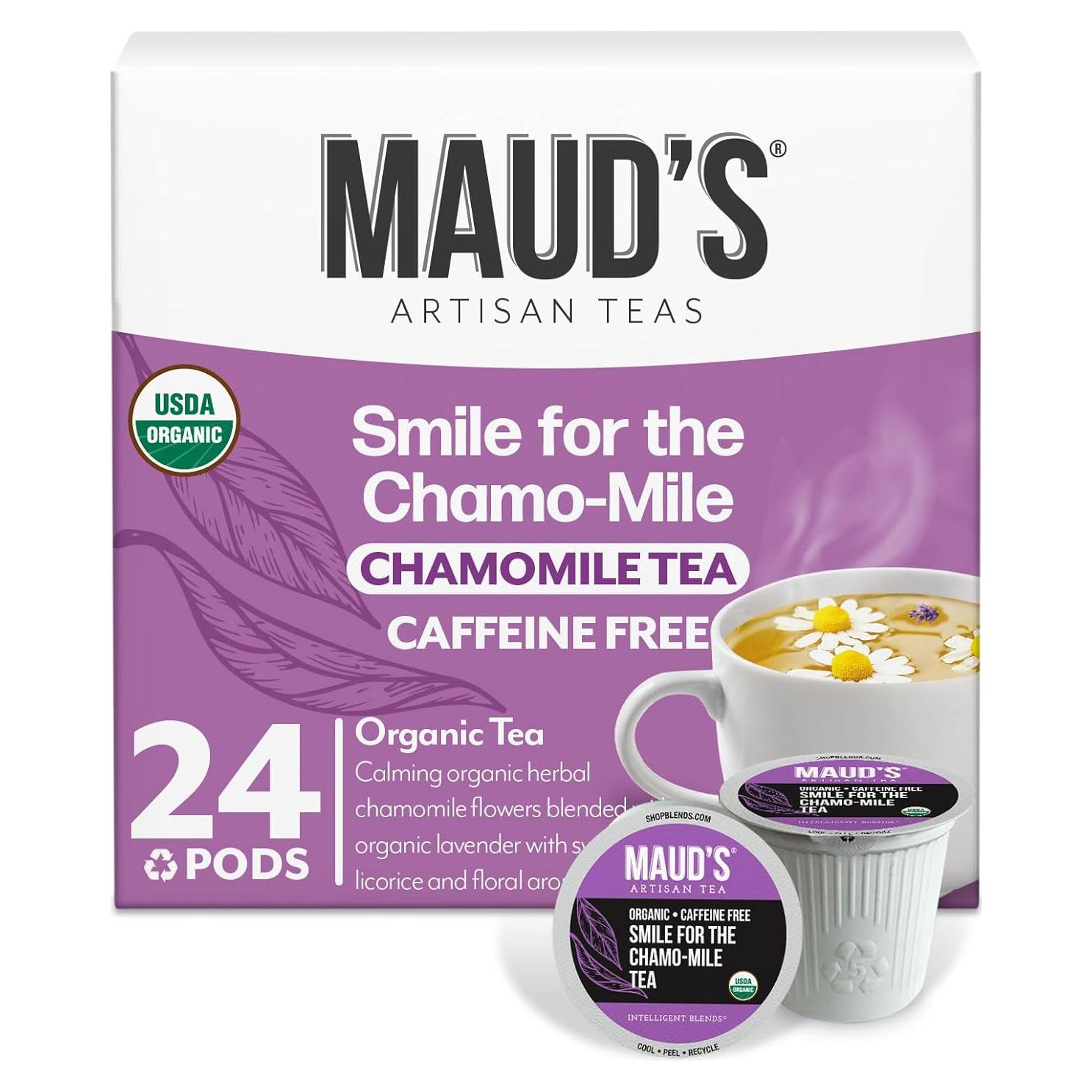 Té Orgánico de Manzanilla y Lavanda Maud - 24 Cápsulas Reciclables