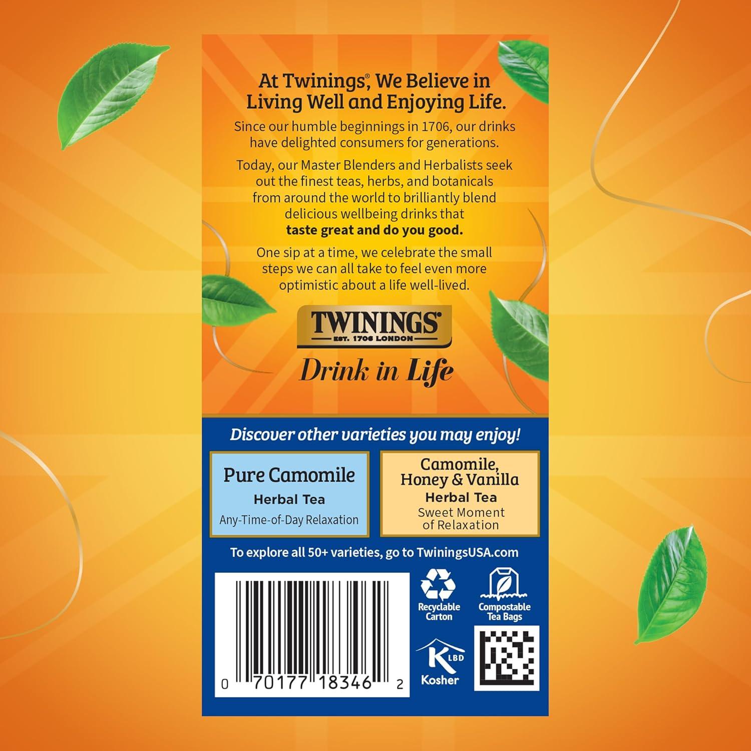 Té de hierbas Twinings Nightly Calm 20 bolsitas individuales