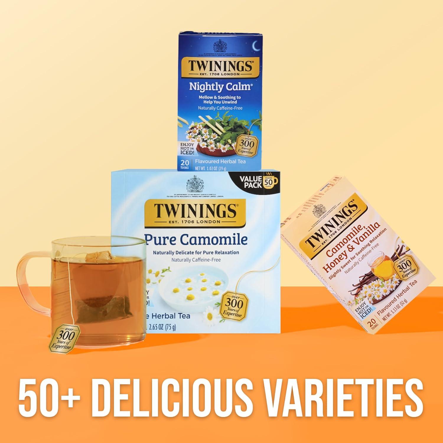 Té de hierbas Twinings Nightly Calm 20 bolsitas individuales