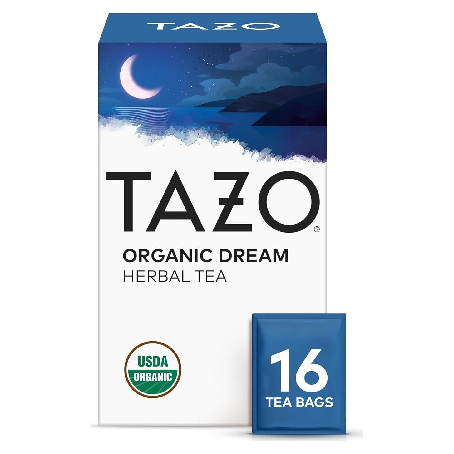 Té de Hierbas TAZO Organic DREAM 16 Bolsitas Sin Cafeína