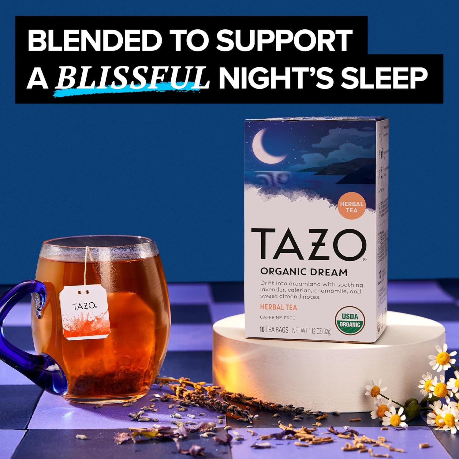 Té de Hierbas TAZO Organic DREAM 16 Bolsitas Sin Cafeína