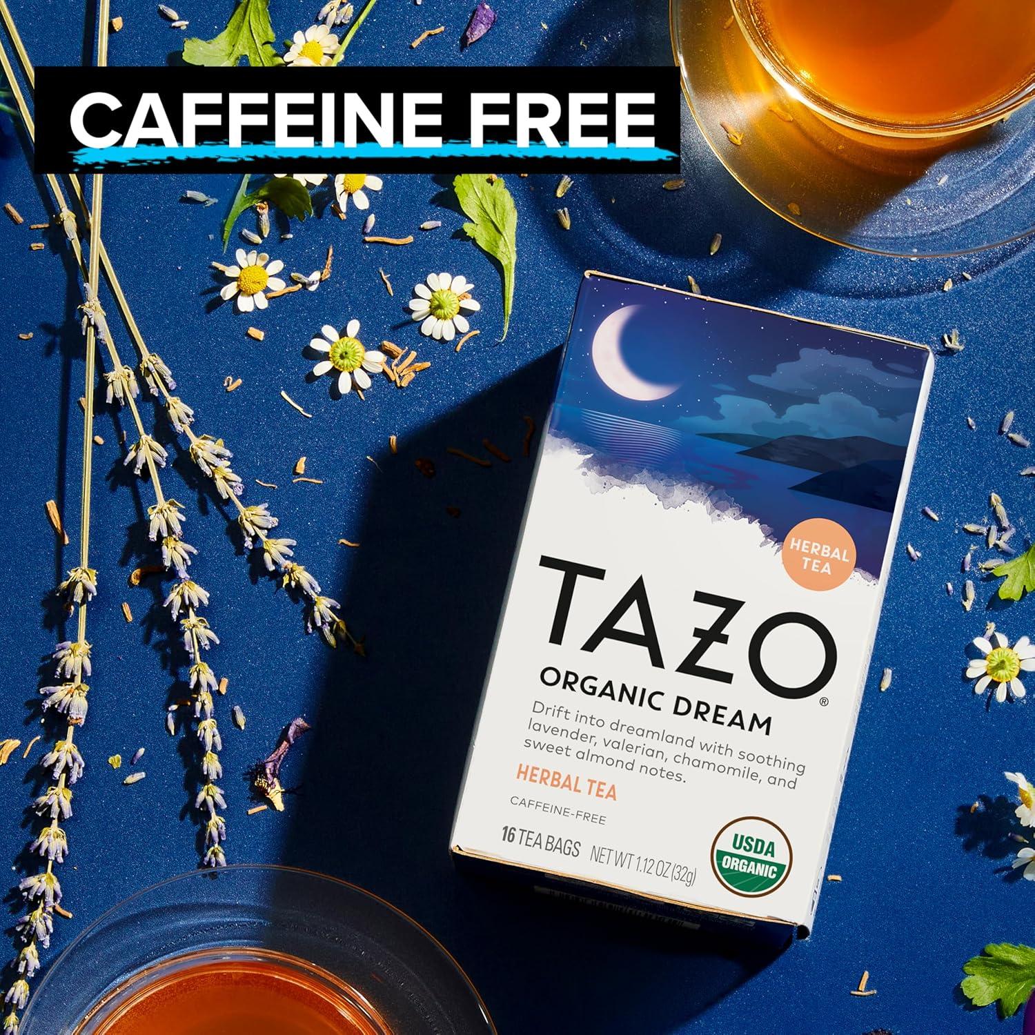 Té de Hierbas TAZO Organic DREAM 16 Bolsitas Sin Cafeína