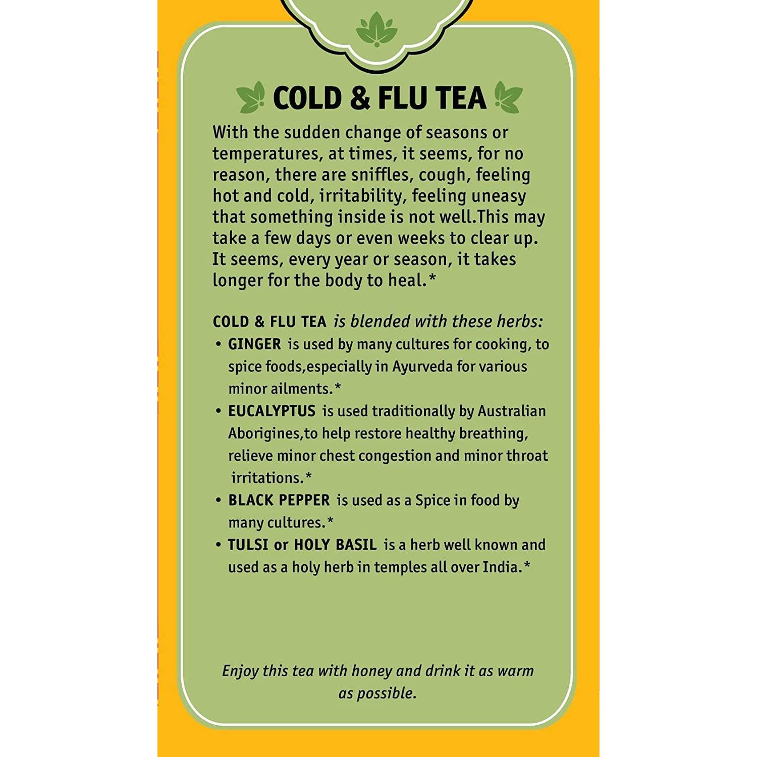 Té Herbal Cup Ayurveda Orgánico para Resfriados - 16 Bolsitas