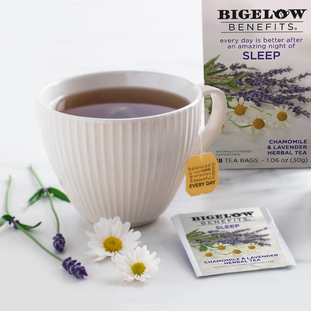 Té Bigelow para Dormir Manzanilla y Lavanda 18 Bolsitas