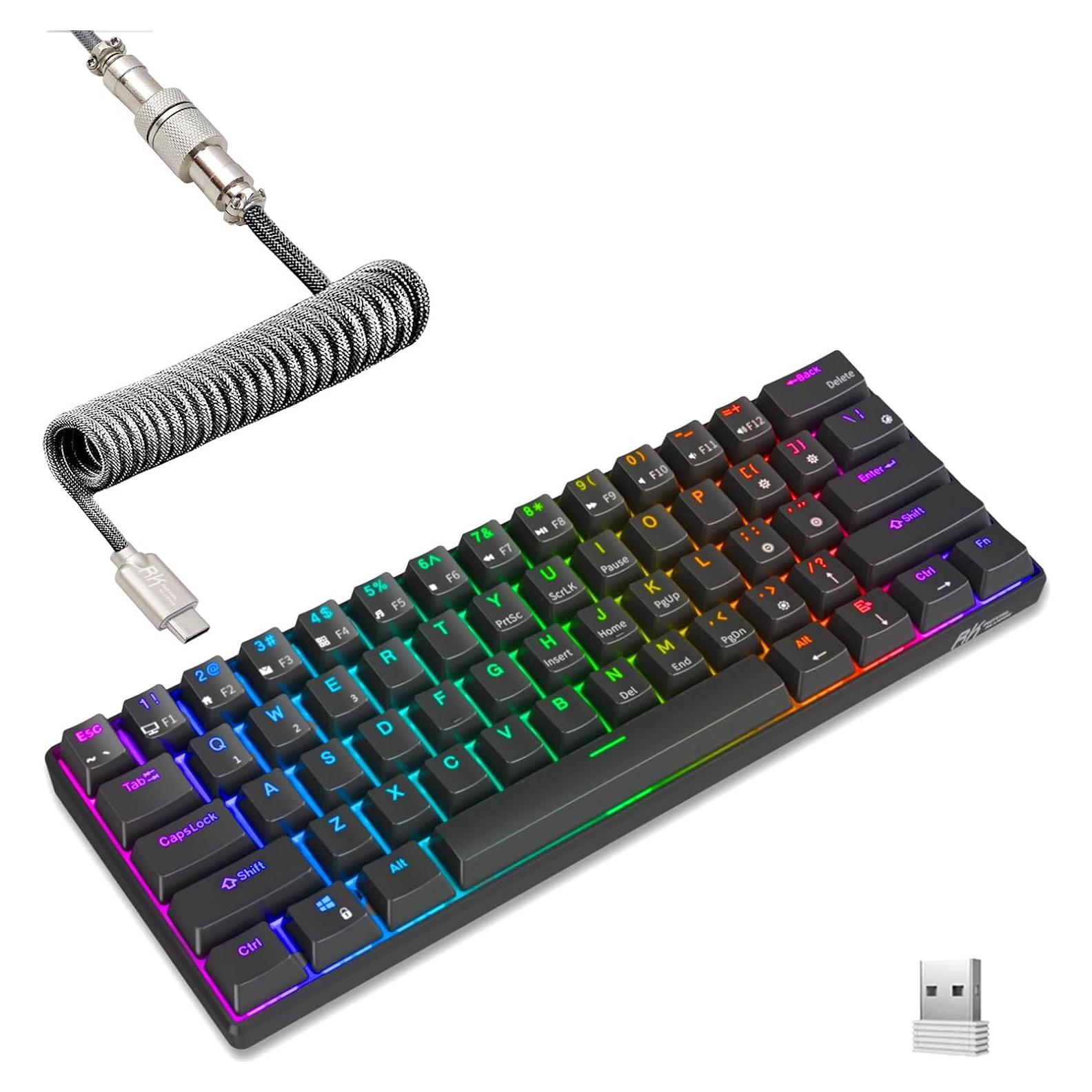 Teclado Mecánico RK ROYAL KLUDGE RK61 60% RGB Inalámbrico