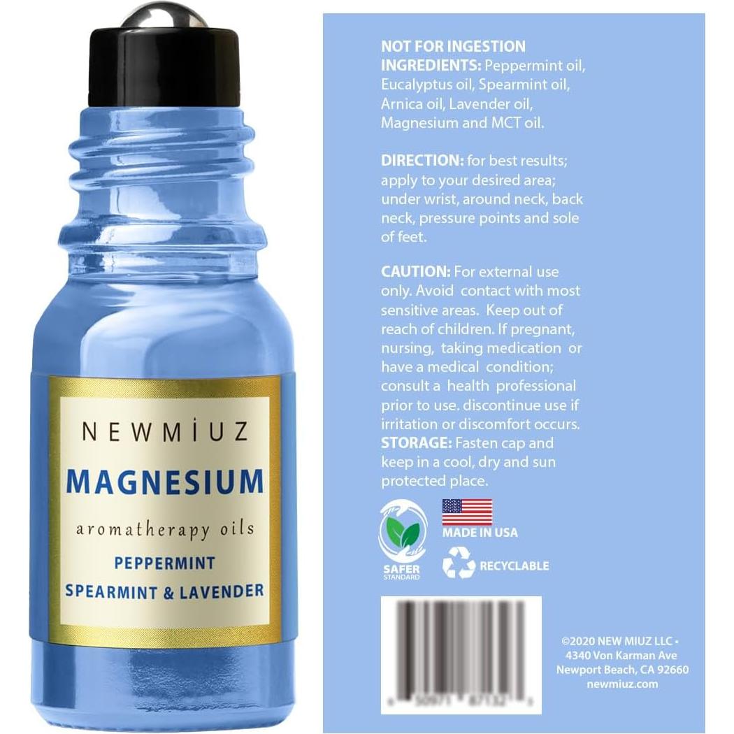 Roll-On Aromaterapia para Dolores de Cabeza Miuz - 2 Piezas