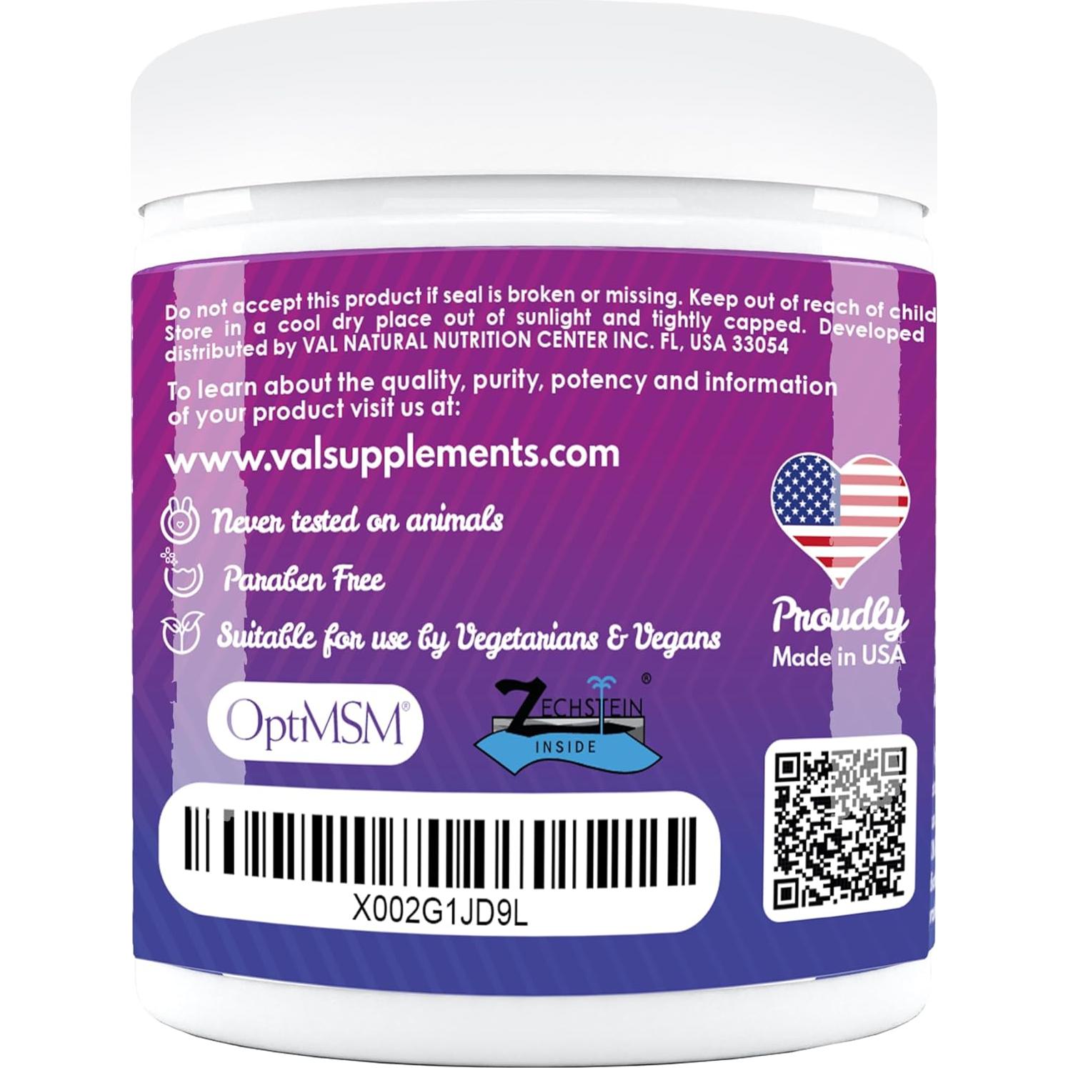 Crema de Masaje Aromaterapia VAL 226.8g - Magnesio Zechstein + Aceites Orgánicos