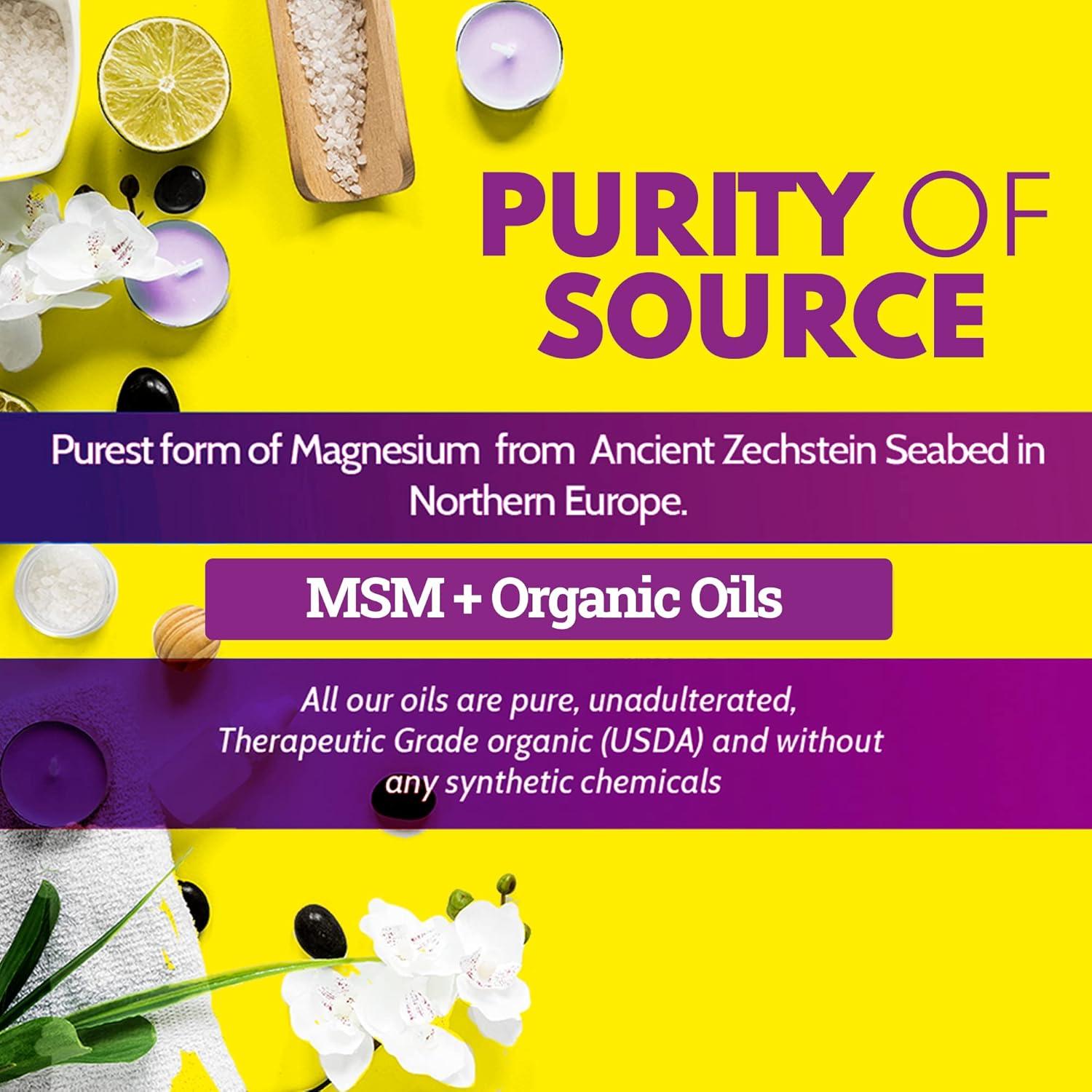 Crema de Masaje Aromaterapia VAL 226.8g - Magnesio Zechstein + Aceites Orgánicos