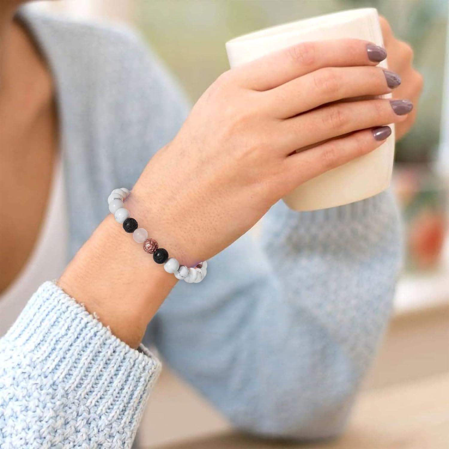 Pulsera de Lava Difusora de Aceite Esencial Haoze 19 cm