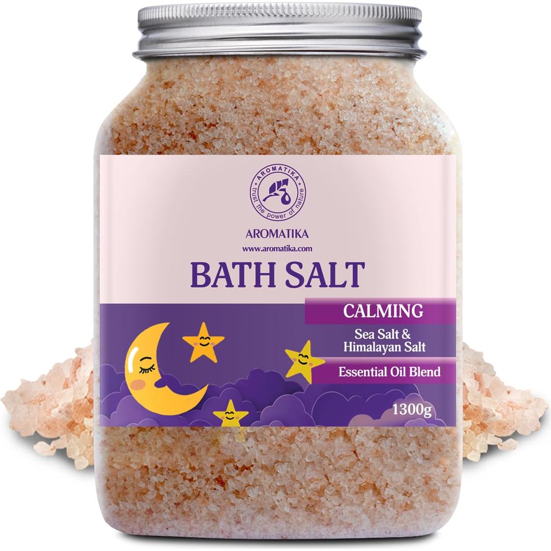 Sales de Baño Aromáticas AROMATIKA 1300g - Relajantes con Aceites Esenciales