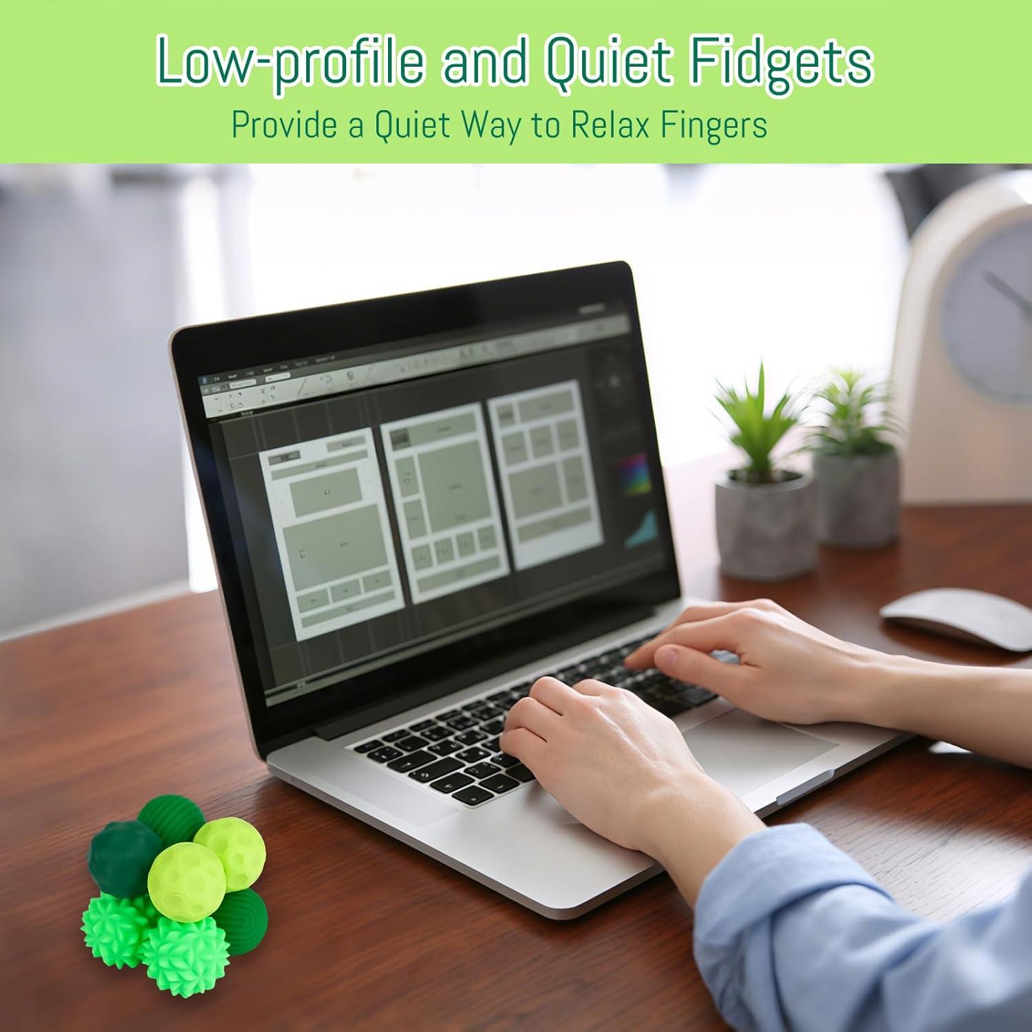 Juego de 4 Pelotas Sensoriales Lymocsu - Alivio Estrés y Ansiedad