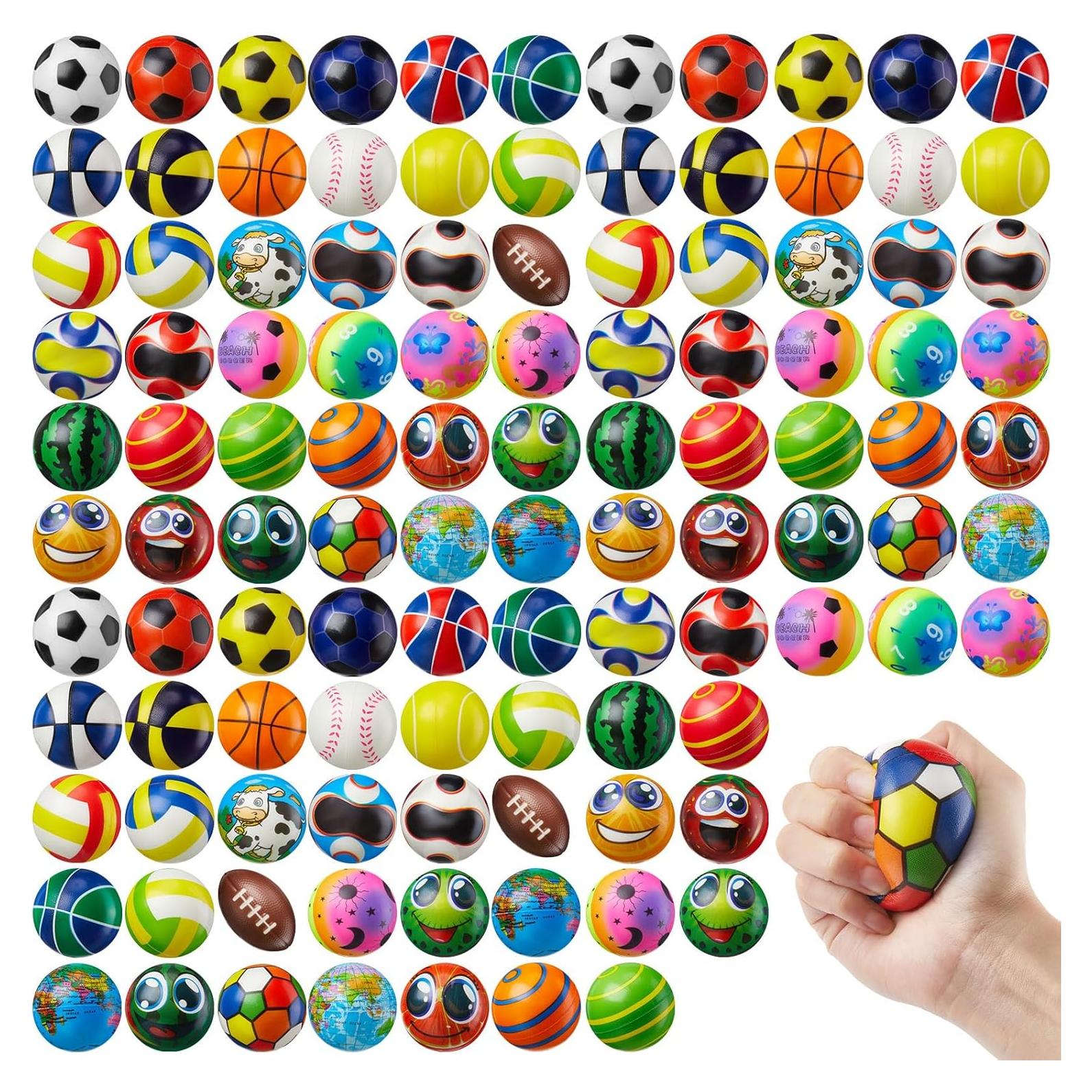 Yunsailing 108 Mini Pelotas Antiestrés 6 cm para Alivio de Estrés