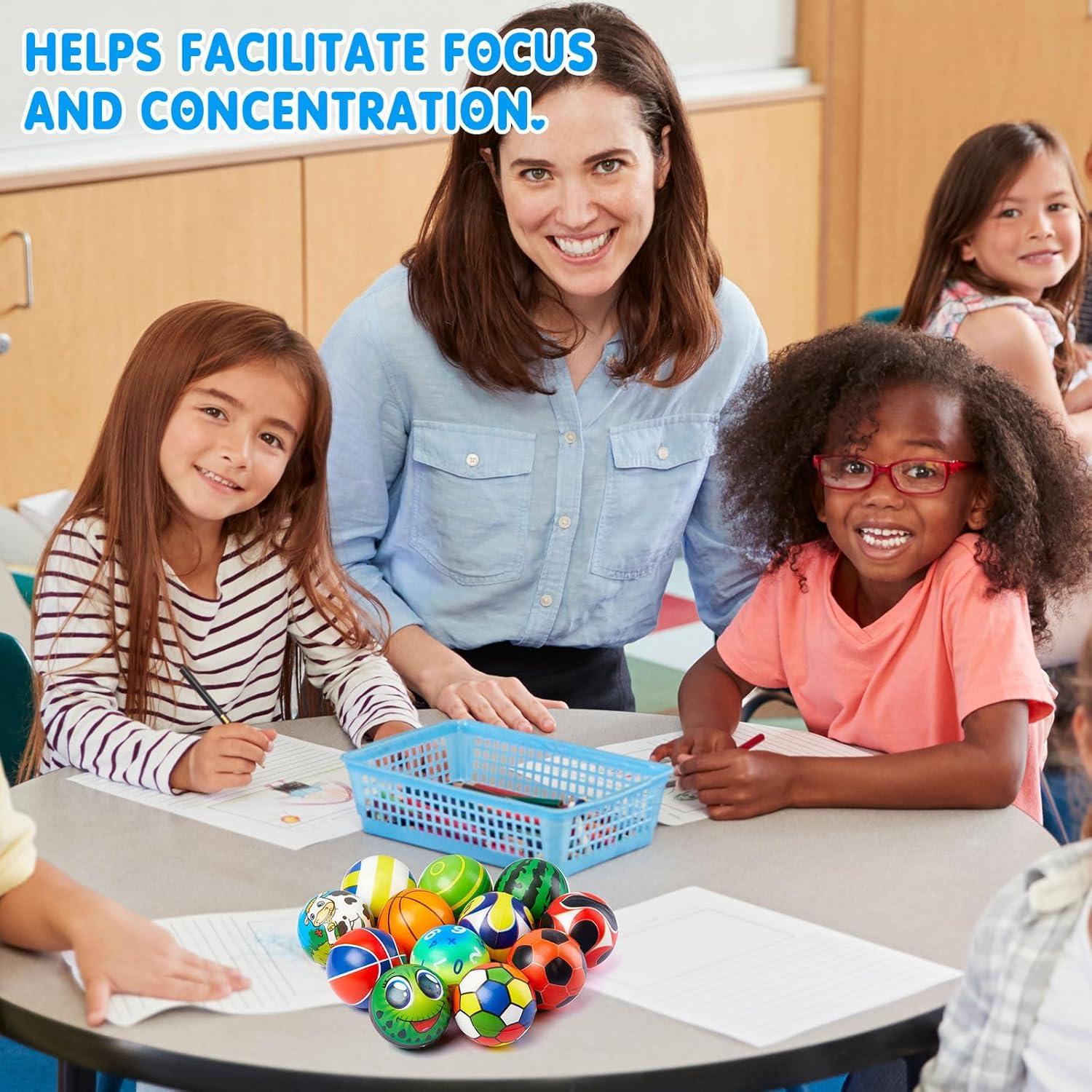 Yunsailing 108 Mini Pelotas Antiestrés 6 cm para Alivio de Estrés