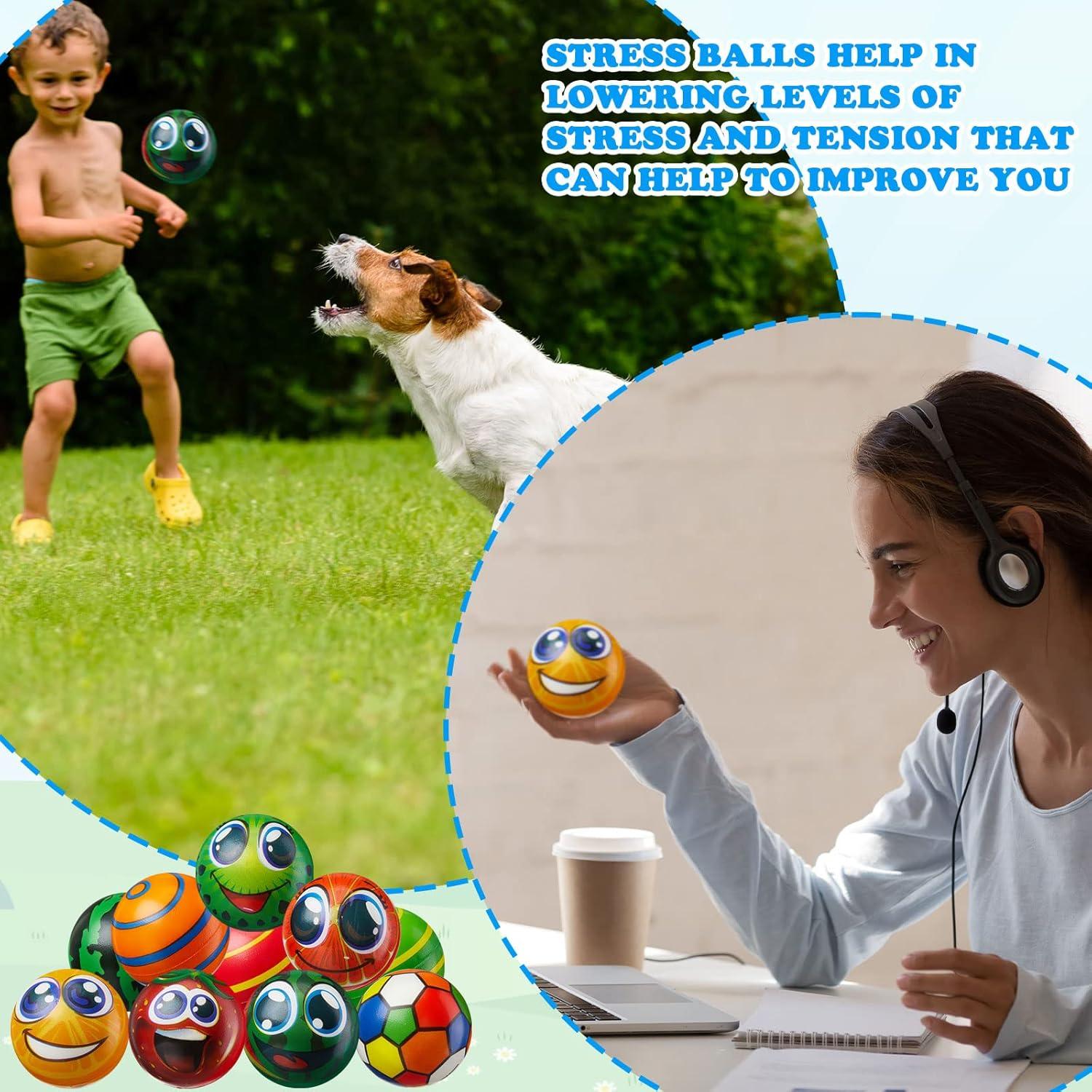 Yunsailing 108 Mini Pelotas Antiestrés 6 cm para Alivio de Estrés