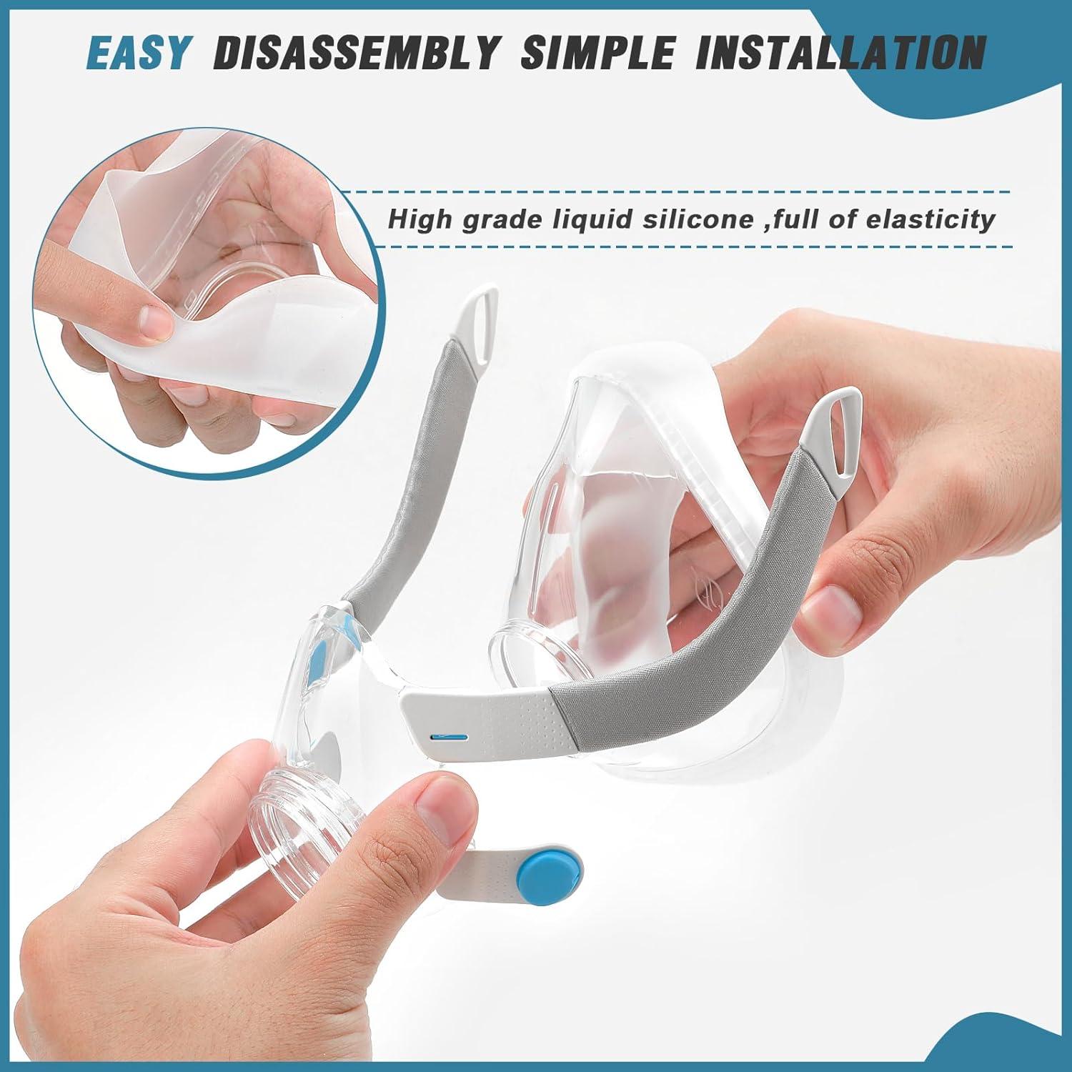 Juego de Reemplazo AirFit F20 YONCOZY - Almohadilla, Marco y Cinta Mediana