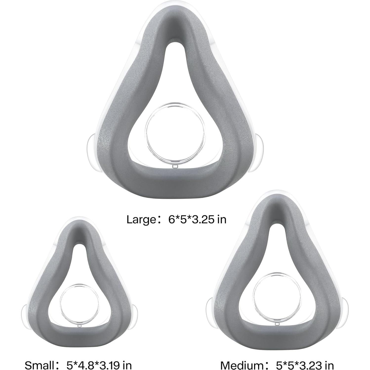Almohadilla de Reemplazo CPAP LFPVAHOO Mediana Silicona F20