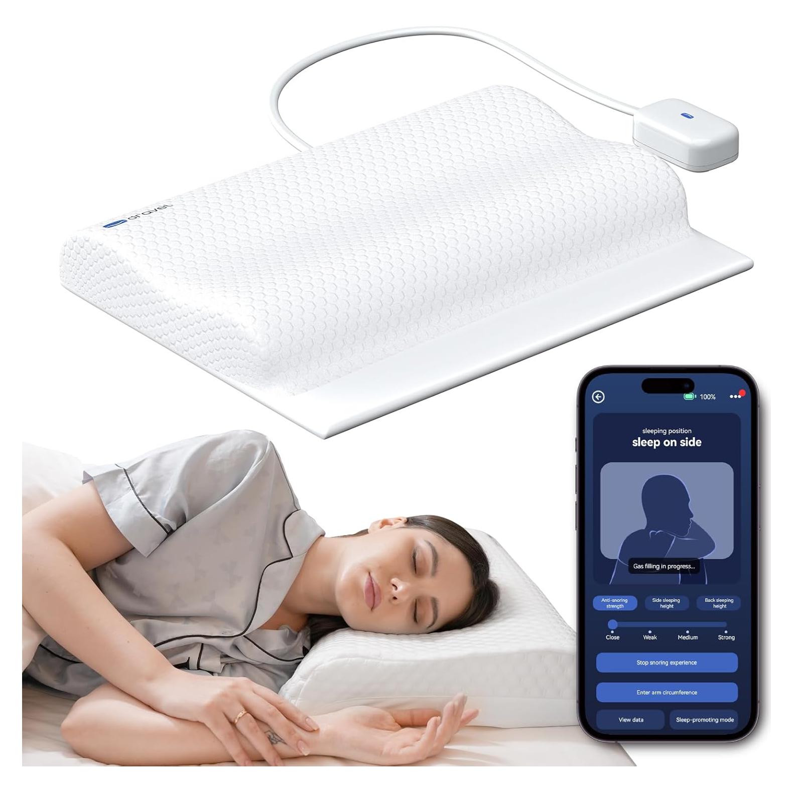 Almohada Anti-Ronquido DRAVEL PO1 Ajustable Espuma Viscoelástica
