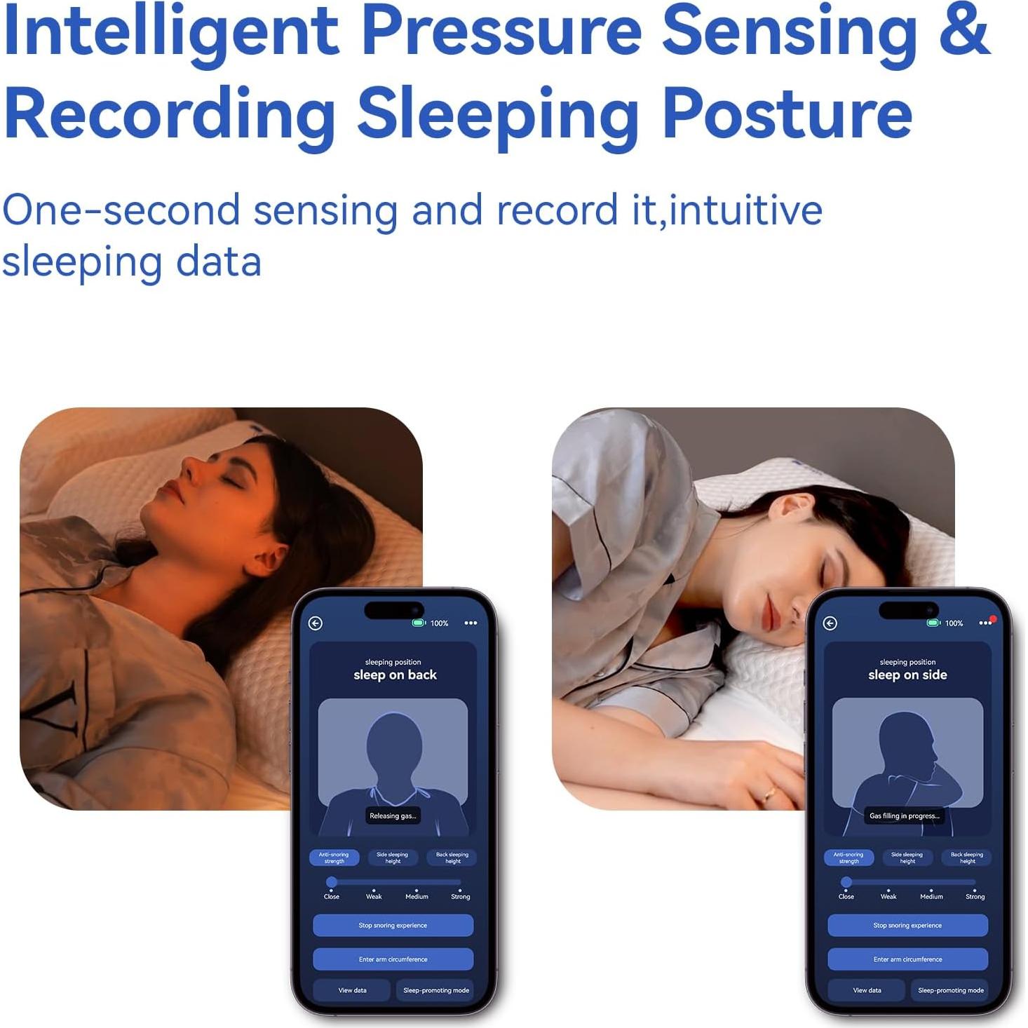 Almohada Anti-Ronquido DRAVEL PO1 Ajustable Espuma Viscoelástica