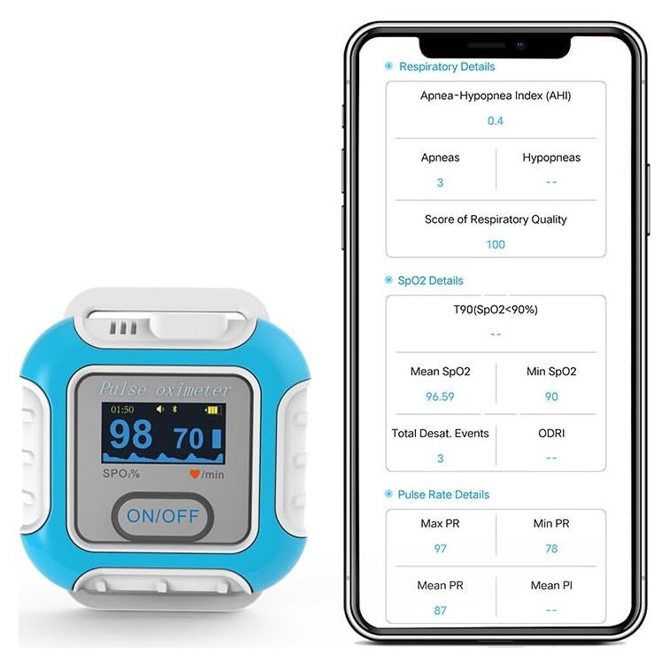 Oxímetro de Pulso Bluetooth Pepultech 2000A para Adultos