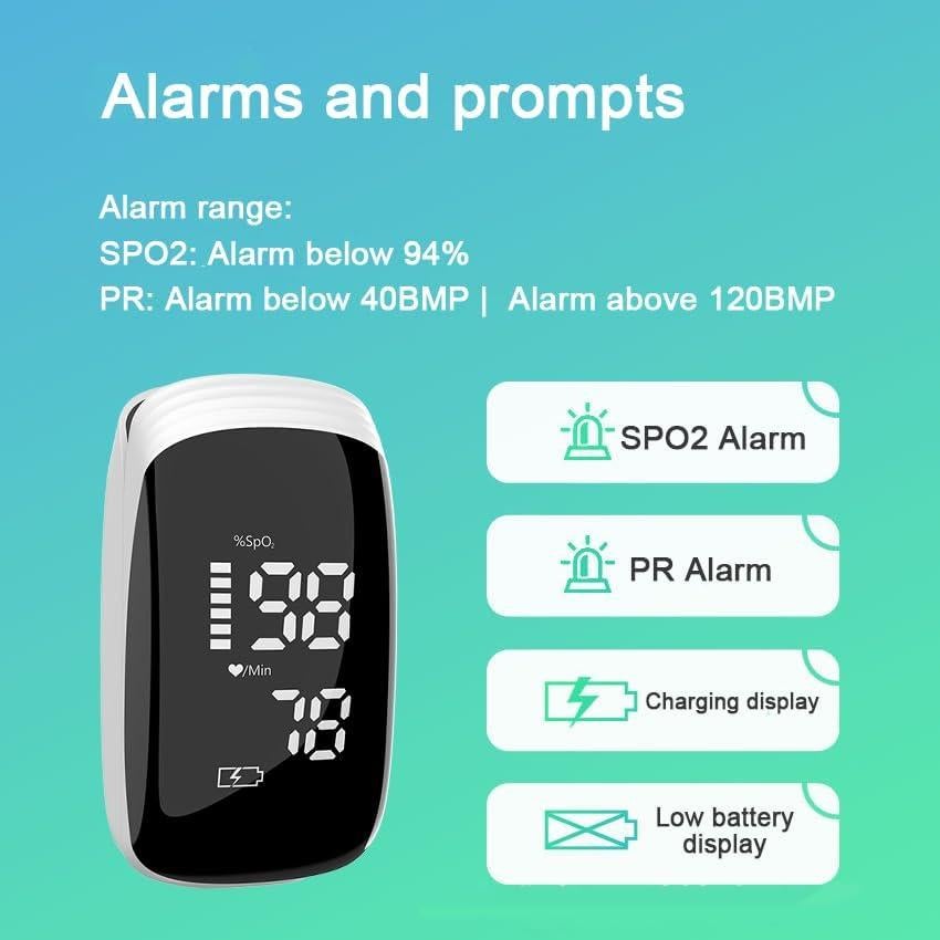 Oxímetro de Pulso FVYMZKA Rápido y Preciso SpO2 - Uso Deportivo