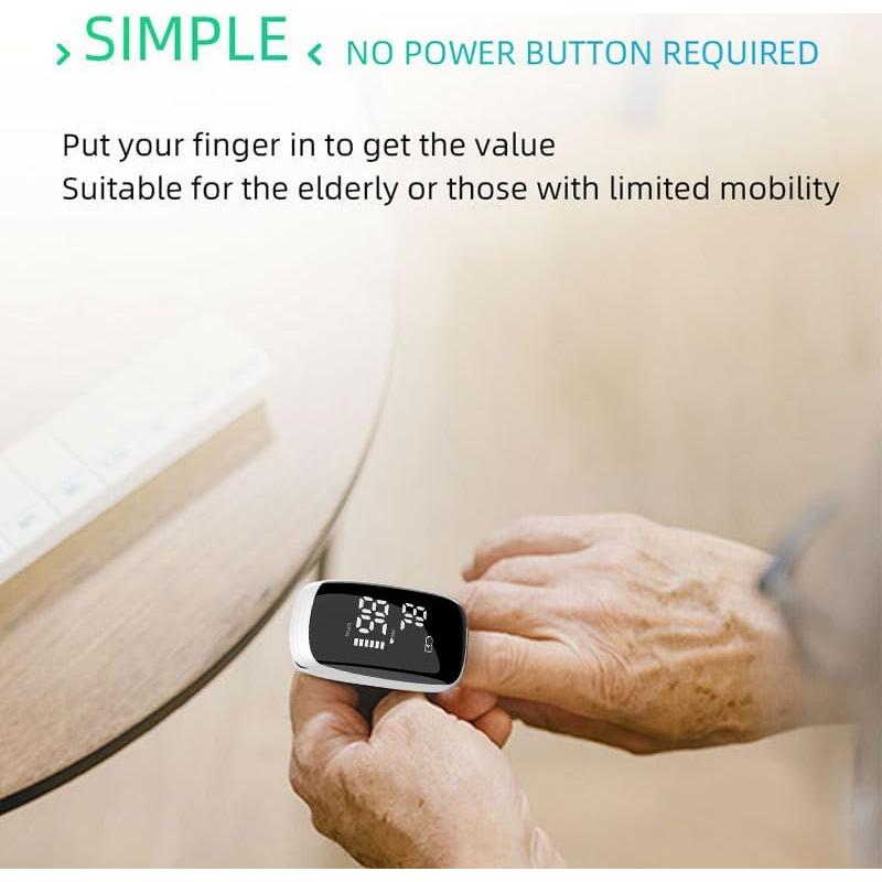 Oxímetro de Pulso FVYMZKA Rápido y Preciso SpO2 - Uso Deportivo