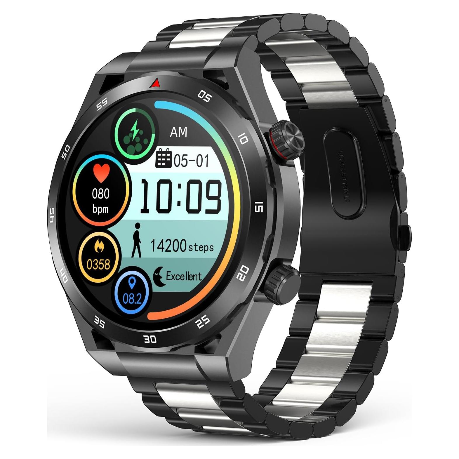 Reloj Inteligente EarlySincere T80 con Monitor de Salud IP67