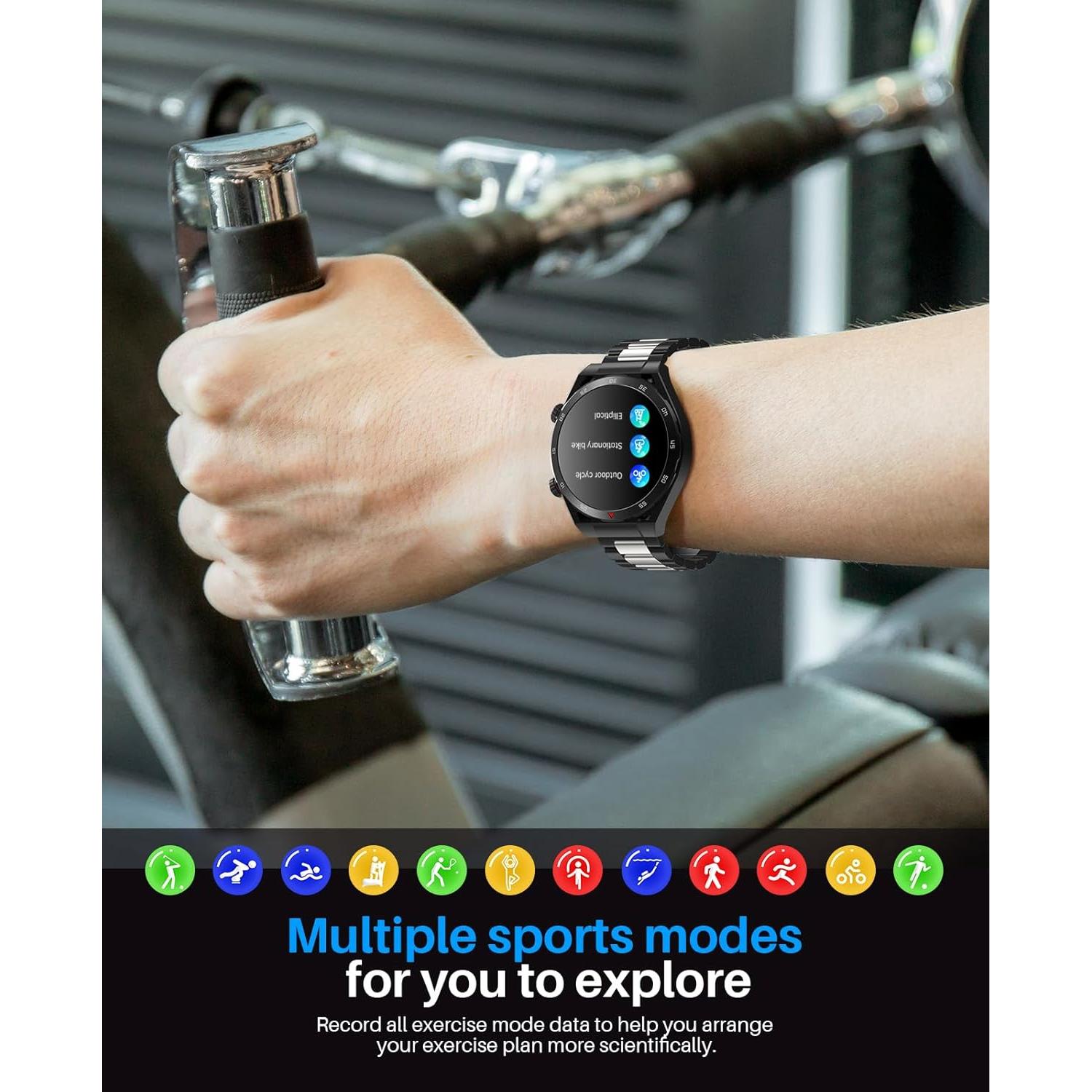 Reloj Inteligente EarlySincere T80 con Monitor de Salud IP67