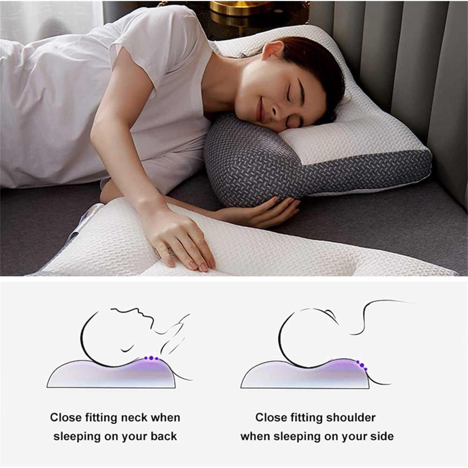 Almohada Ortopédica HINNVCL para Apnea del Sueño 38x58cm