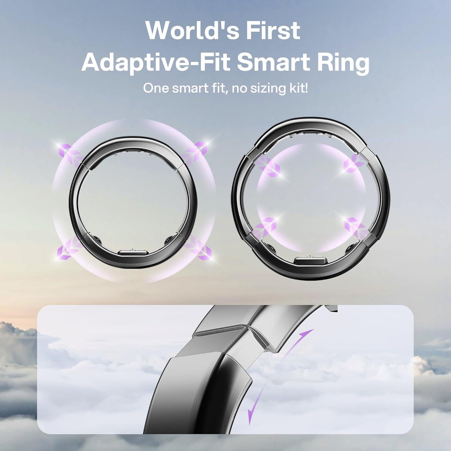 Anillo Inteligente Ajustable Hangzhou - Monitoreo de Salud