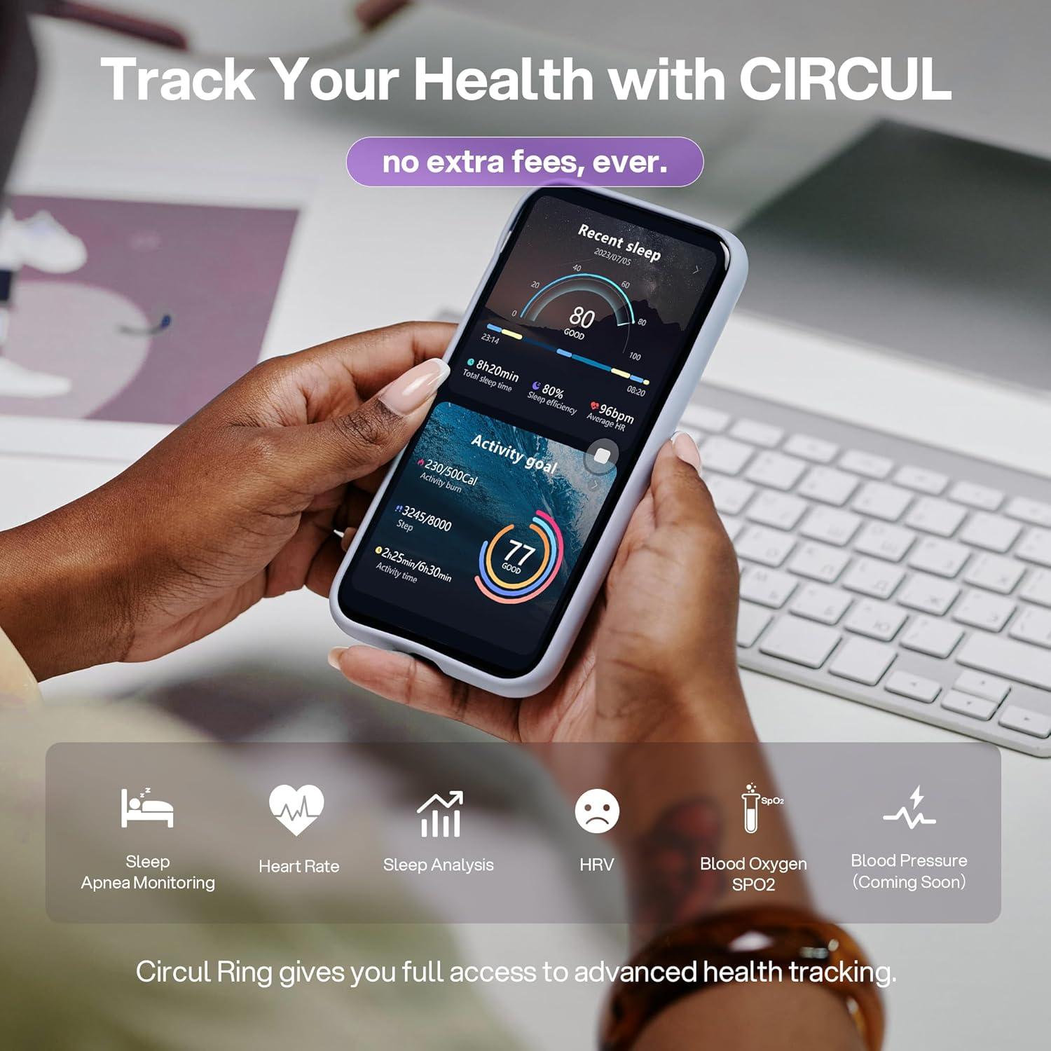 Anillo Inteligente Ajustable Hangzhou - Monitoreo de Salud