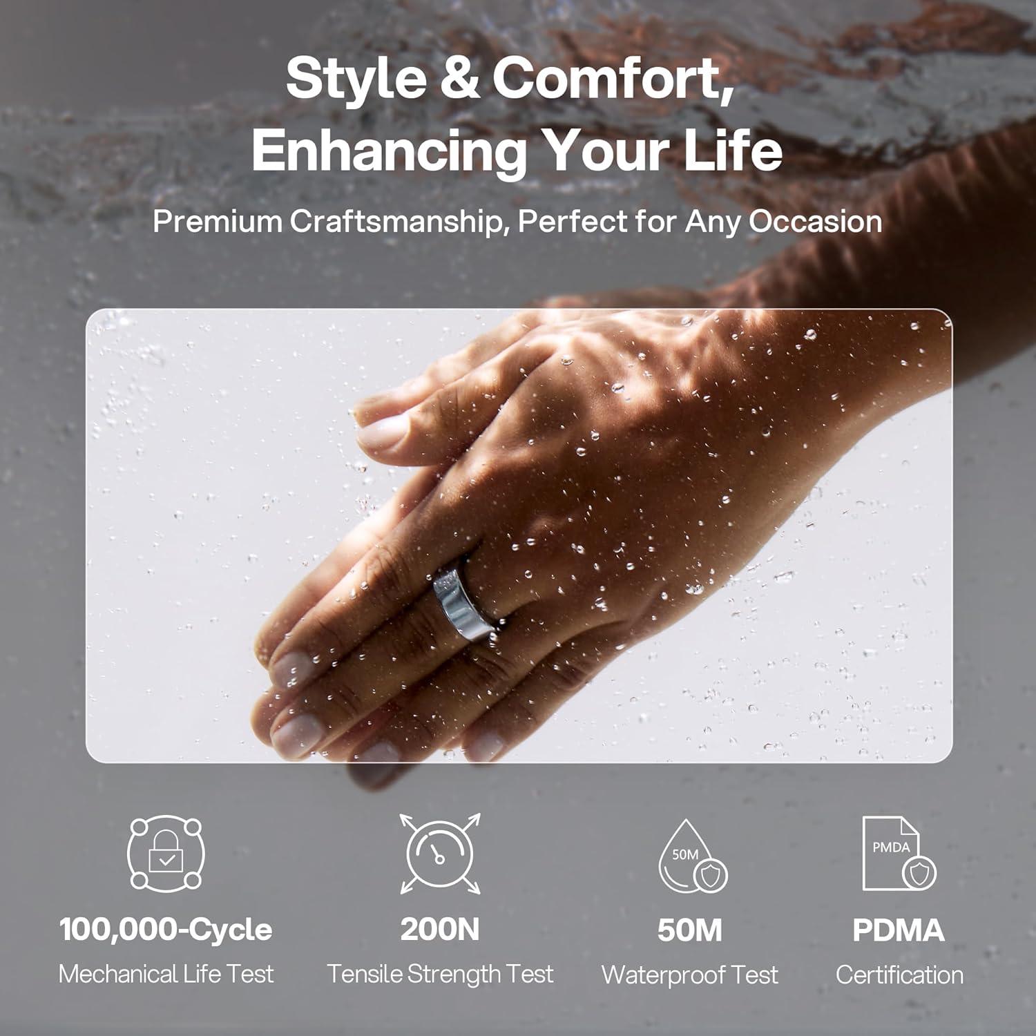 Anillo Inteligente Ajustable Hangzhou - Monitoreo de Salud