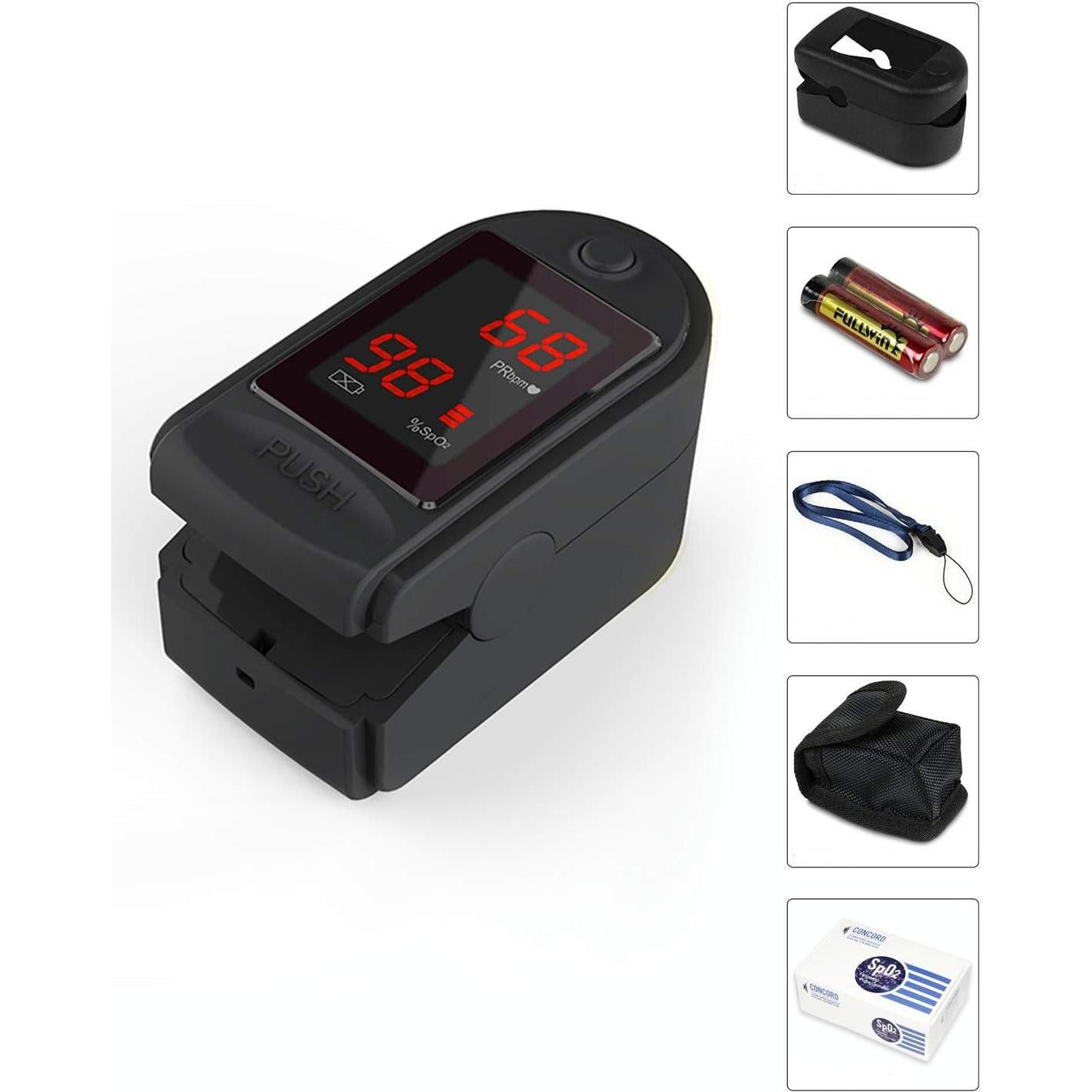 Oxímetro de Pulso Concord Basics - Monitor SpO2 y Pulso