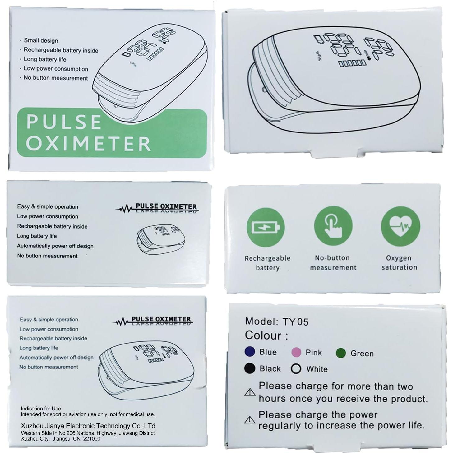 Oxímetro de Pulso Hummingbird Recargable para Deportes