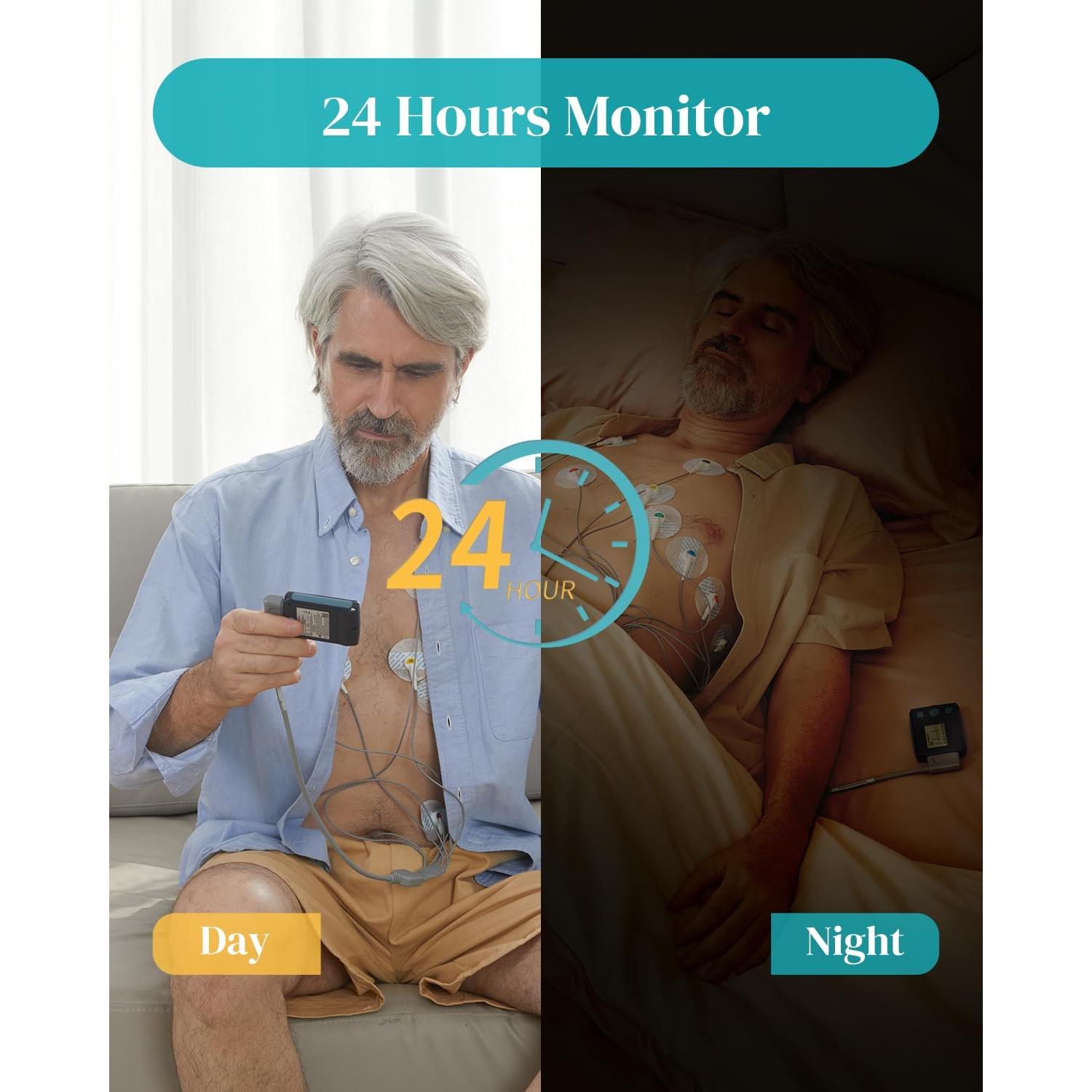 Monitor de Corazón Livenpace TH12 12 Derivaciones 24 Horas