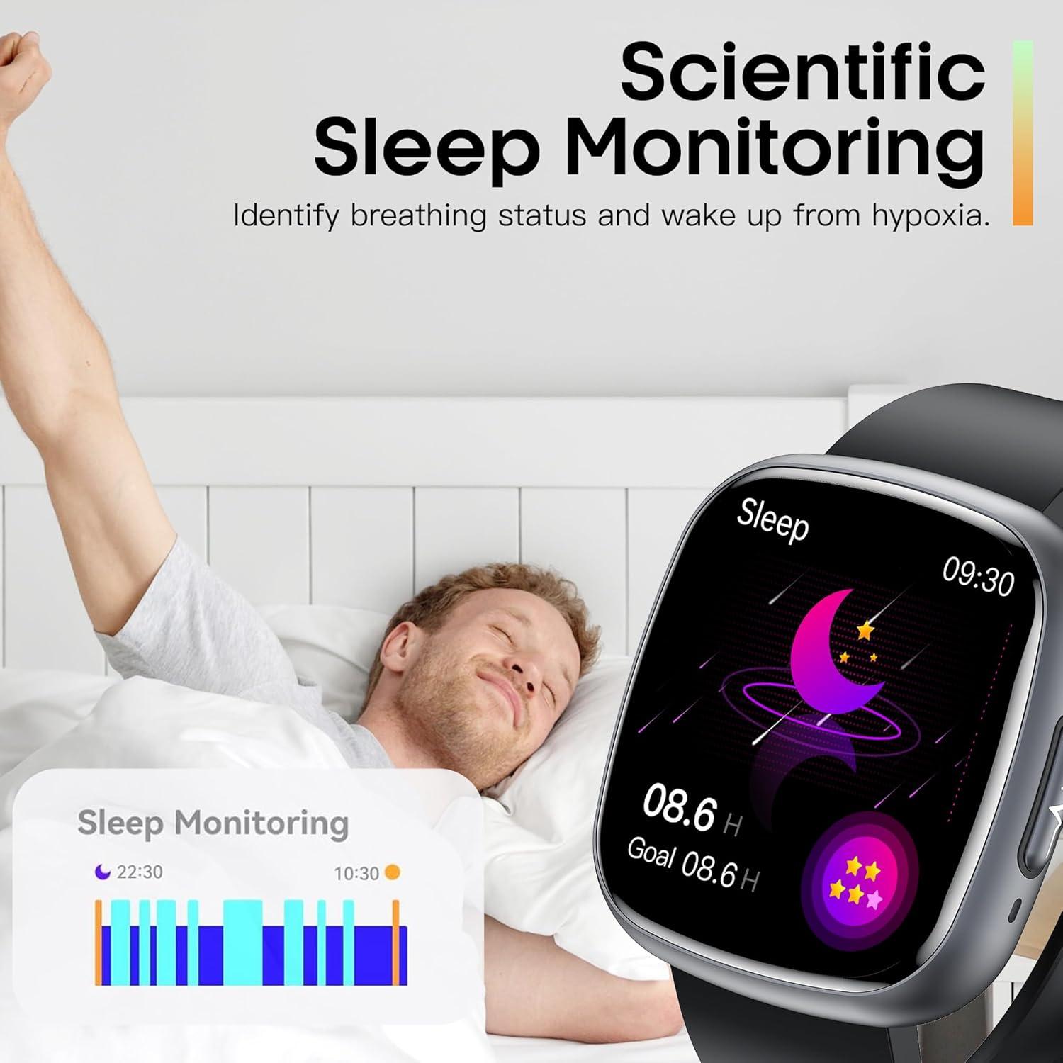 Reloj Inteligente Yowow BIT 1.75" HD, Monitoreo Salud IP68