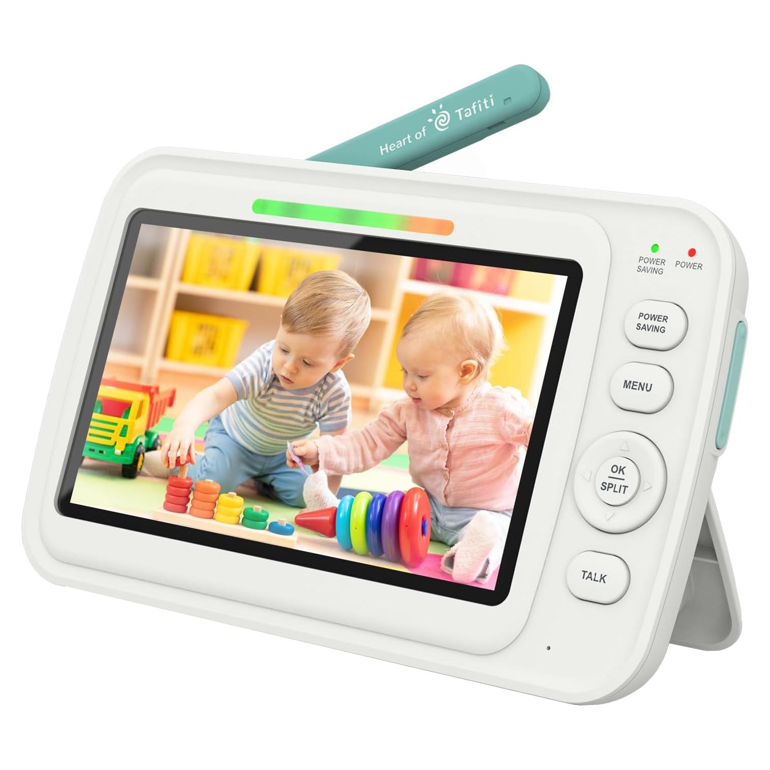 Monitor de Bebé MoonyBaby SLEEK SLIM 5" HD con Reducción EMF