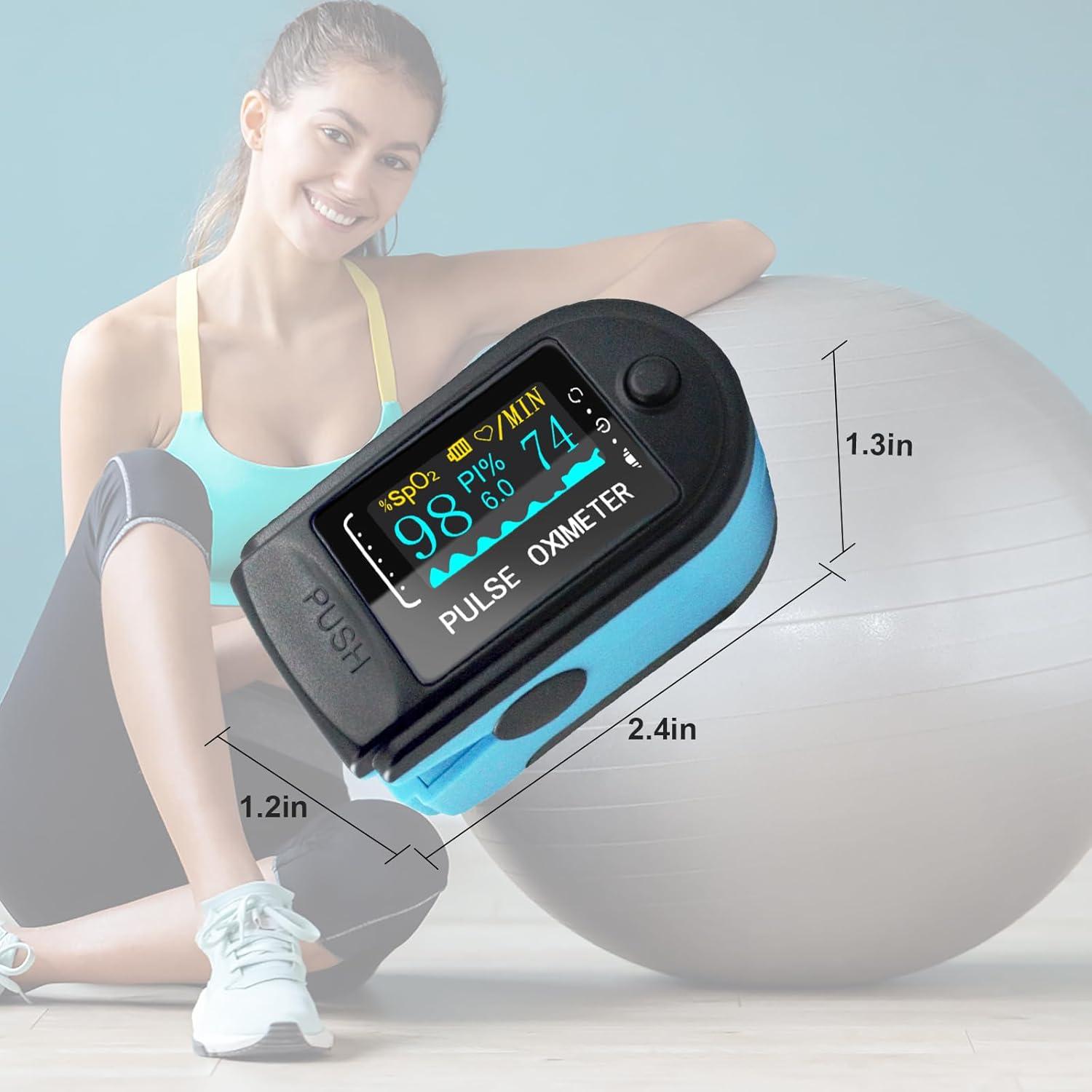 Oxímetro de Pulso Deportivo Winmist PO102 con Pantalla HD