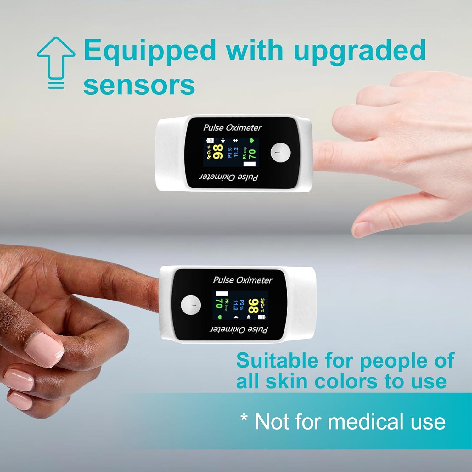 Oxímetro de Pulso Bluetooth Shanghai Chimiao 1300-003, Medidor de O2