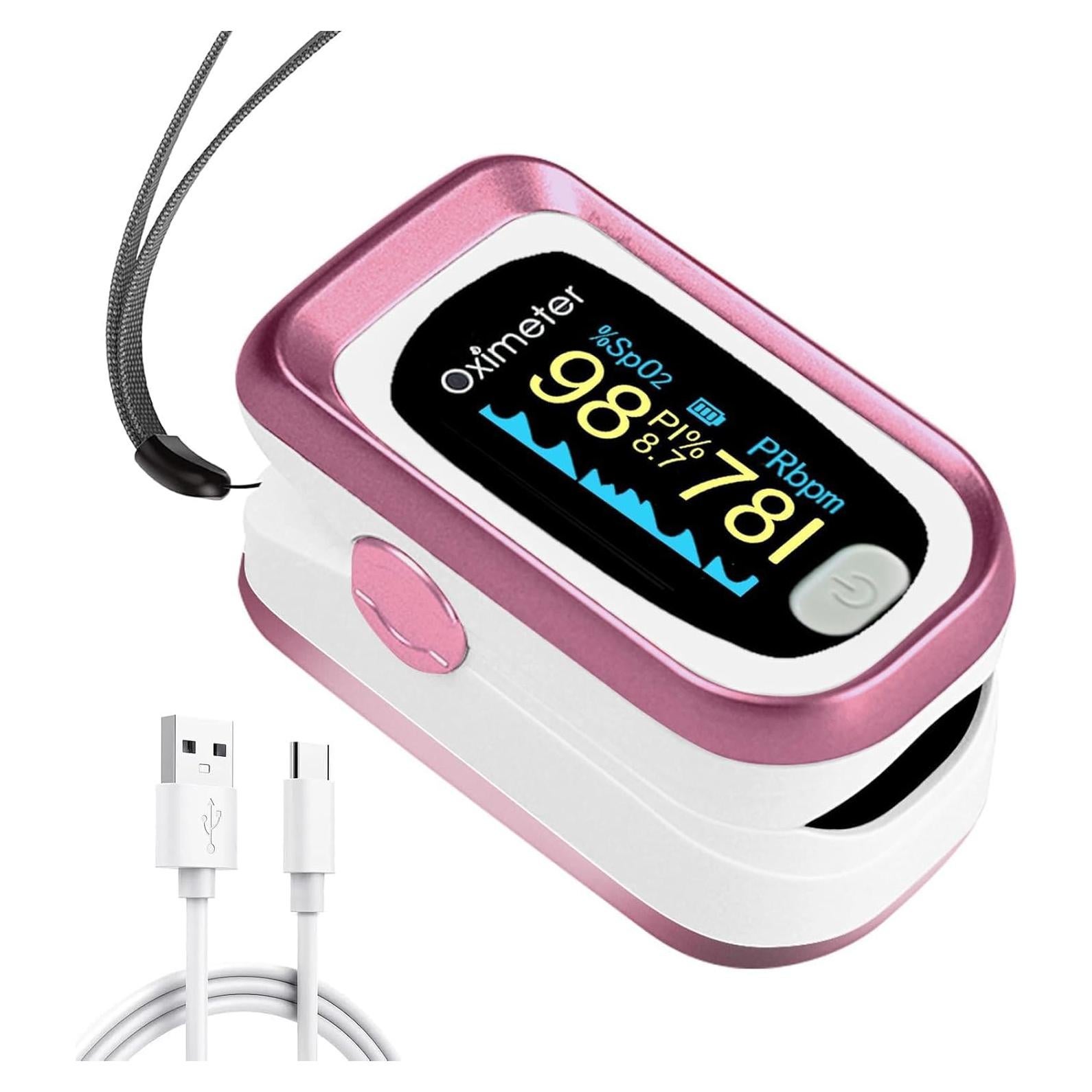 Oxímetro de Pulso Recargable TYNDALL OX-836 con Pantalla OLED