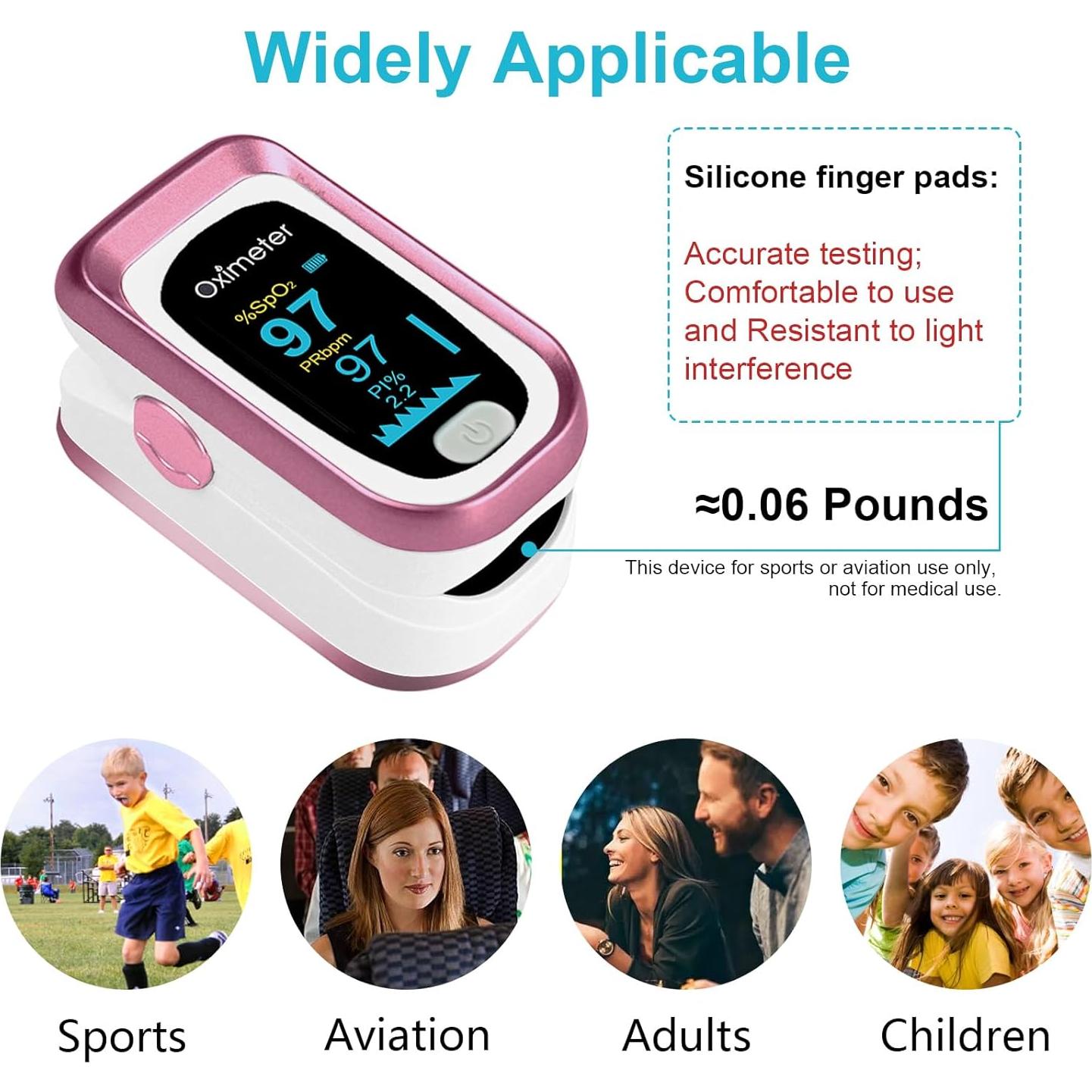 Oxímetro de Pulso Recargable TYNDALL OX-836 con Pantalla OLED